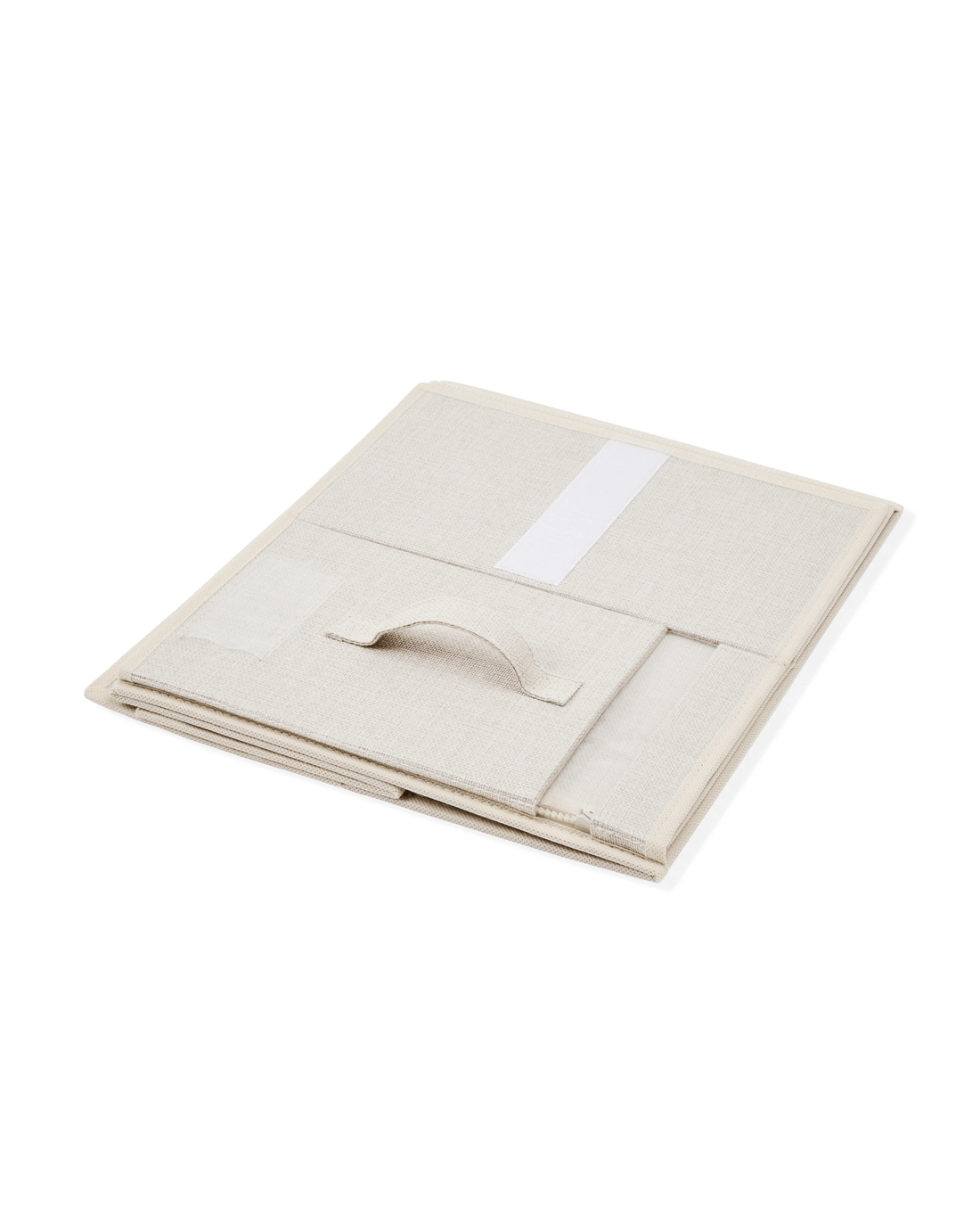 10 Linen Look Large Bed Linen Box - Beige, 10 of 10