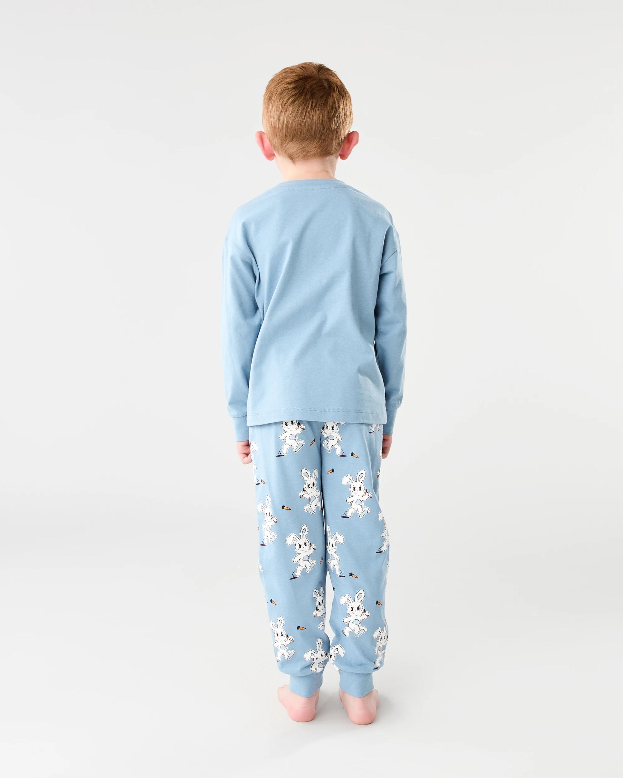 2 Jersey Pyjama Set Blu Hopc, 2 of 10