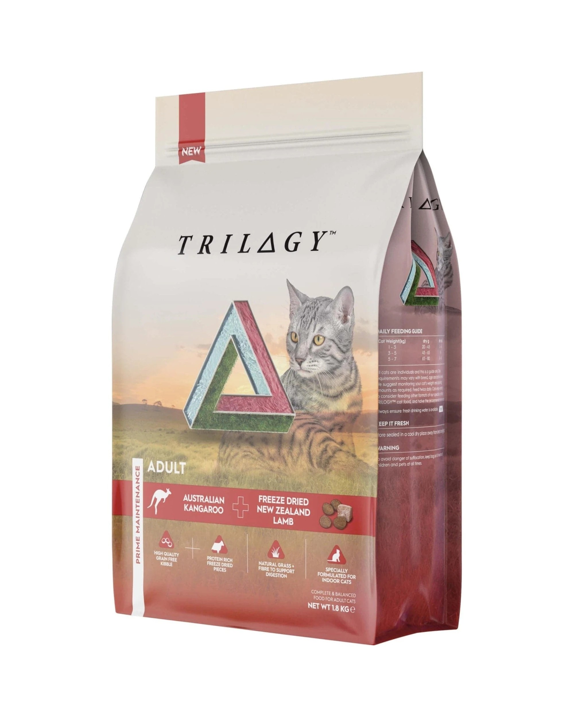 1 Trilogy Kangaroo Adult Cat Food 1.8kg, 1 of 1