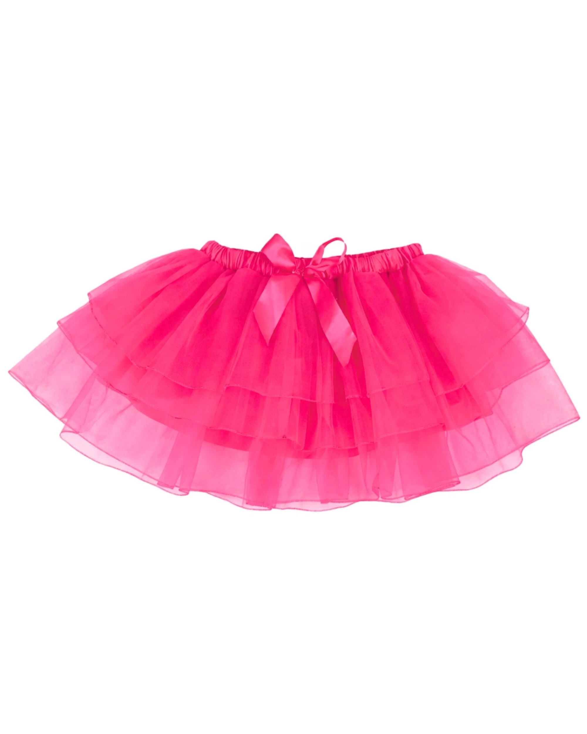 1 Gold Star Adult Hot Layered Deluxe Tutu - One Size - Pink, 1 of 3