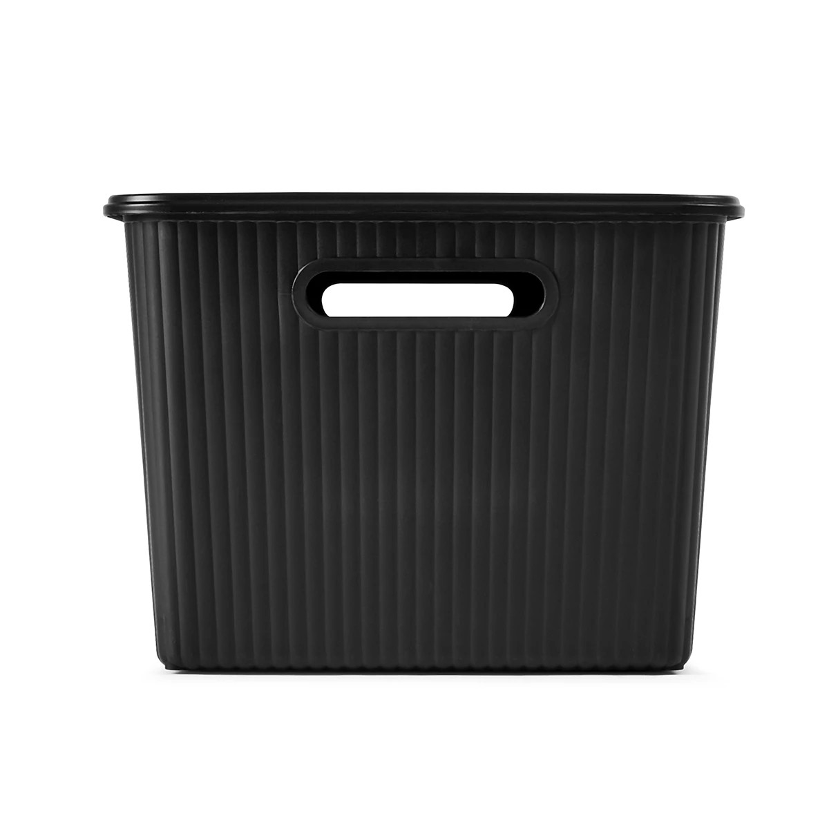 5 18L Ribbed Container - Black, 5 of 10