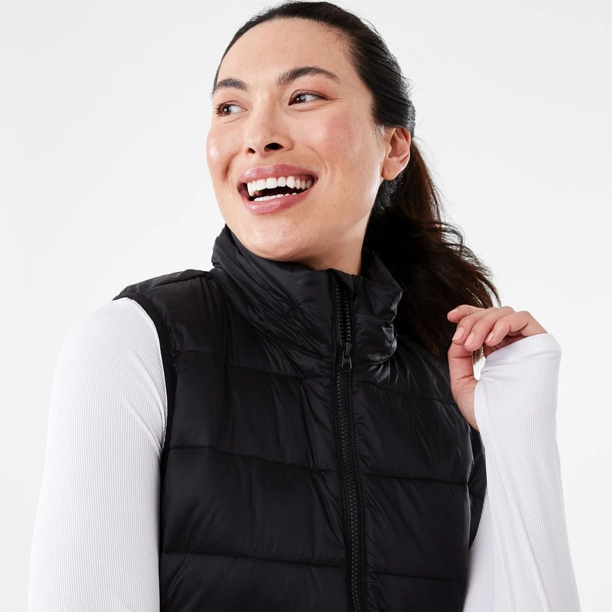 5 Active Womens Packable Puffer Vest Black, 5 of 9