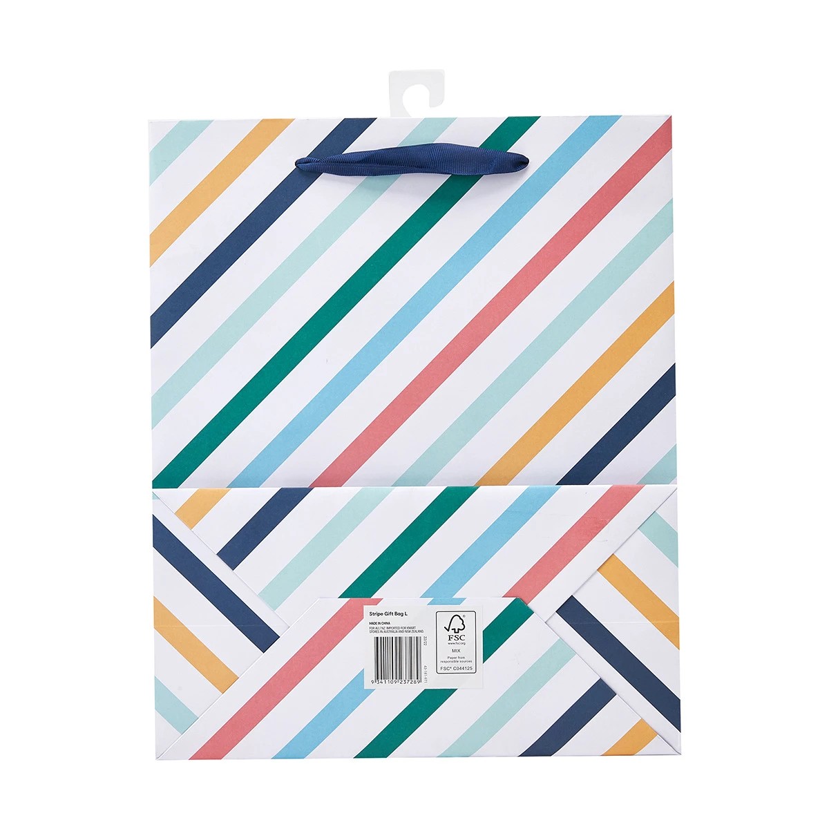 7 Stripe Gift Bag - Large, 7 of 7