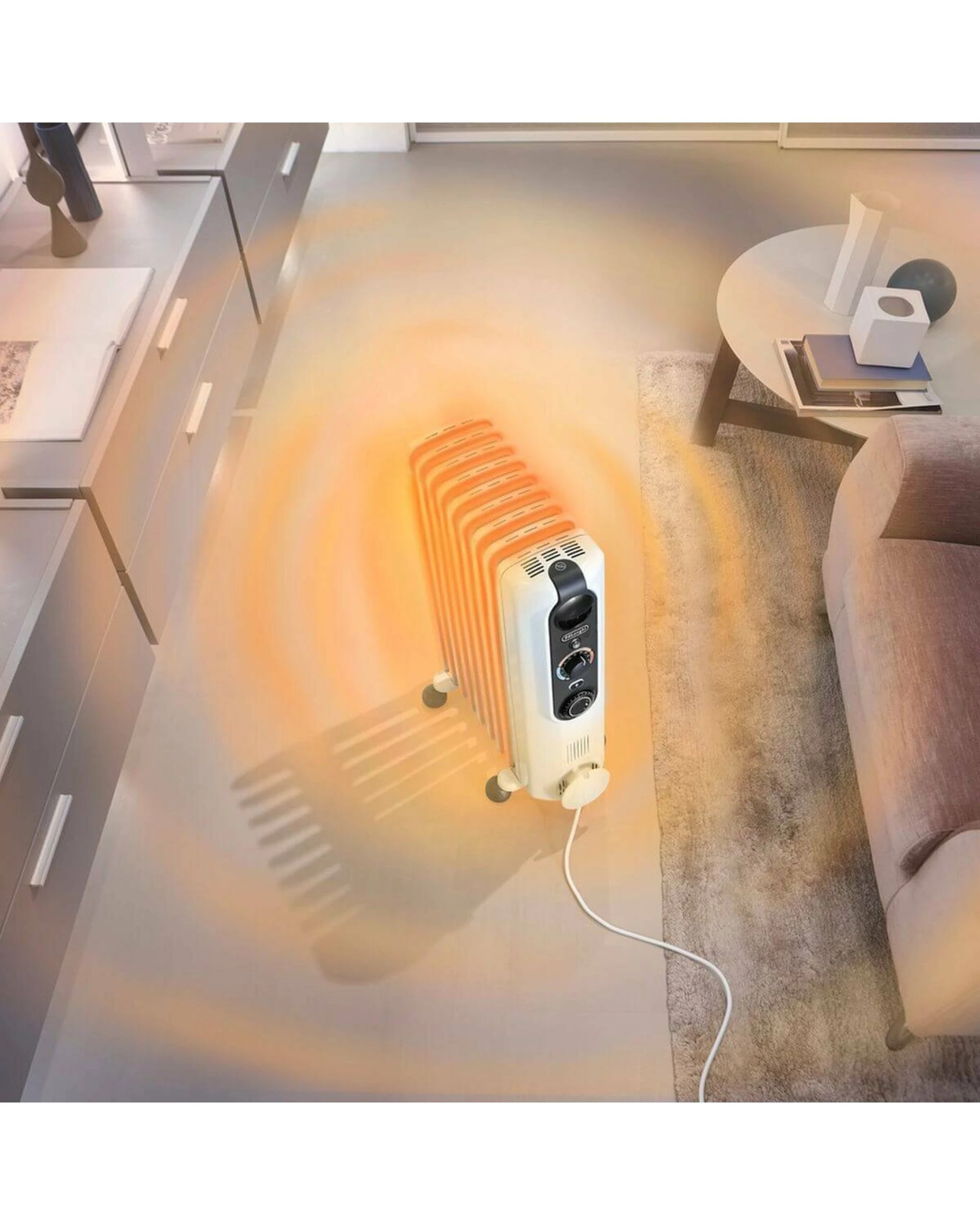 4 De'Longhi Radia Easytronic 2000W Oil Column Heater, 4 of 5