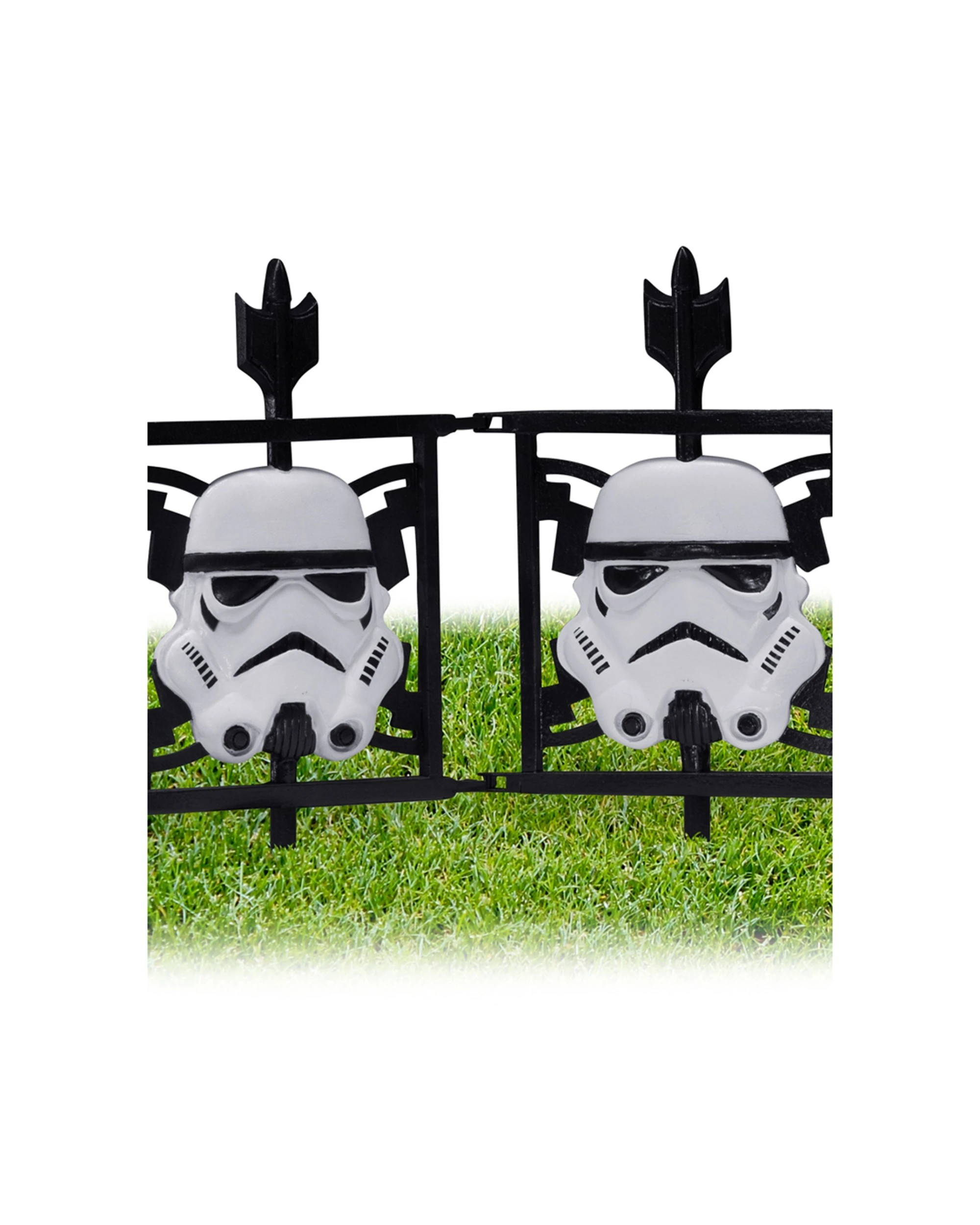 2 Star Wars Stormtrooper Plastic Fence Decorative Display - Grey, 2 of 3