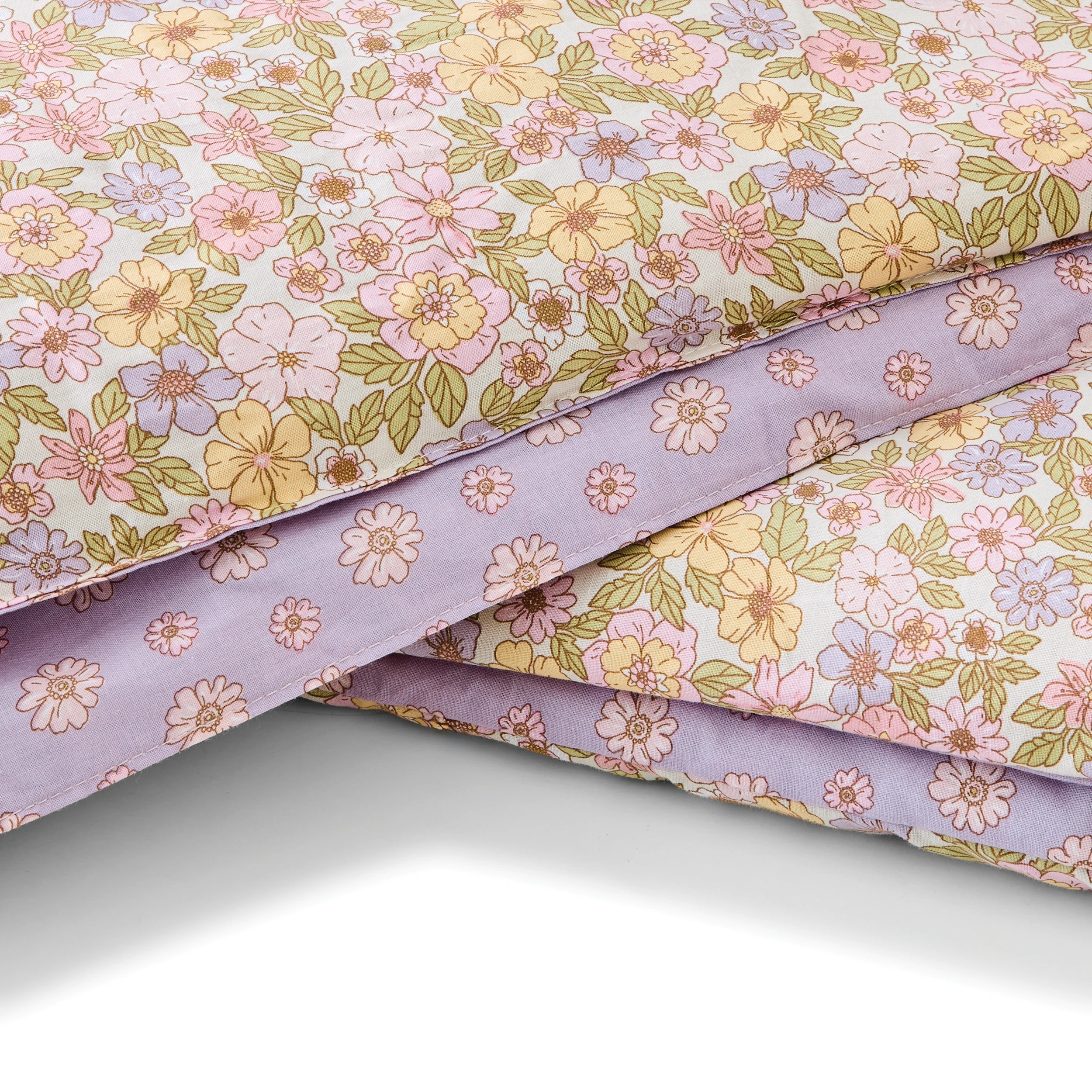 5 Coco Cotton Rich Reversible Comforter Set - Double Bed, 5 of 7