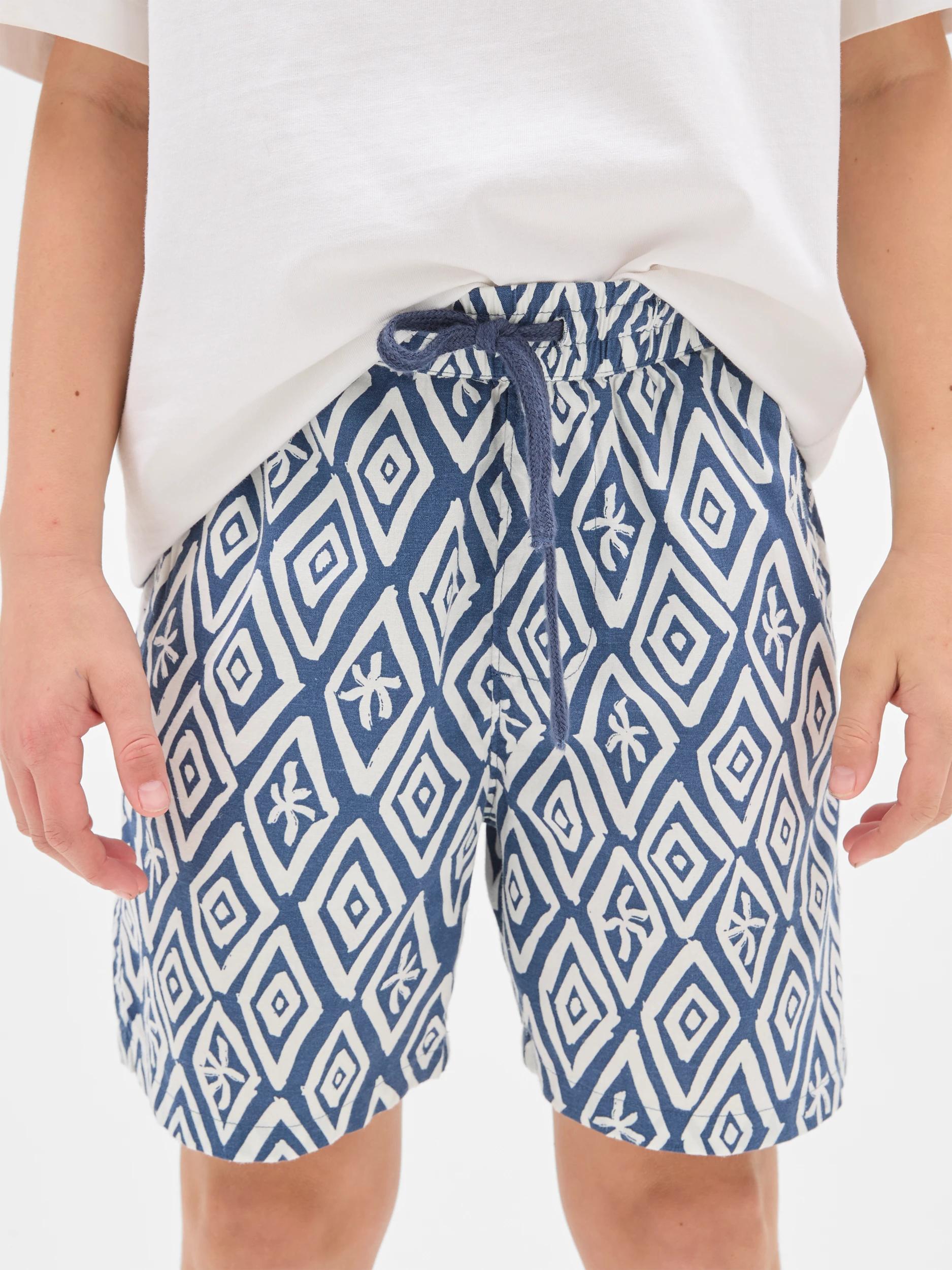 1 Target Woven Shorts BLUE GEO, 1 of 6