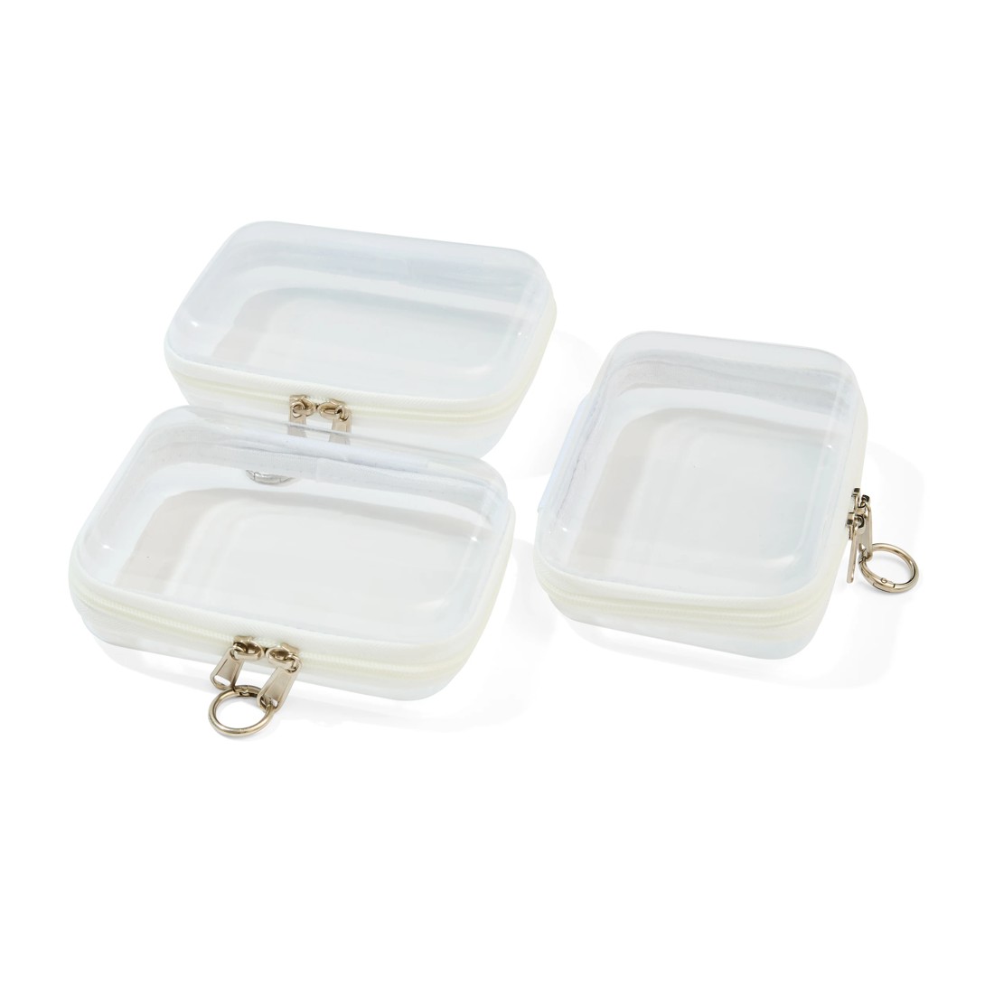 3 3 Piece Small Clear Packing Cubes, 3 of 8