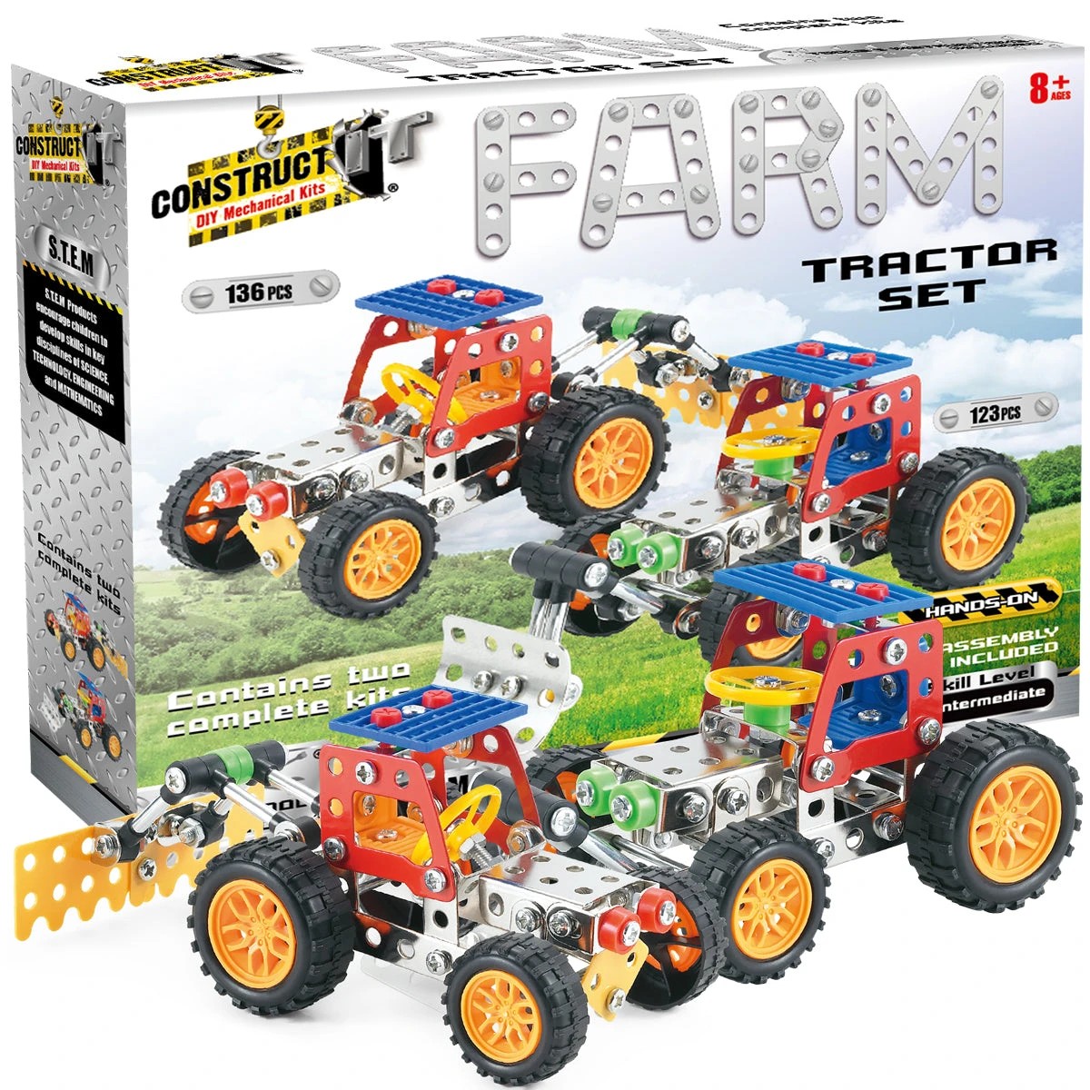 3 Construct-It Farm Tractor Set, 3 of 5