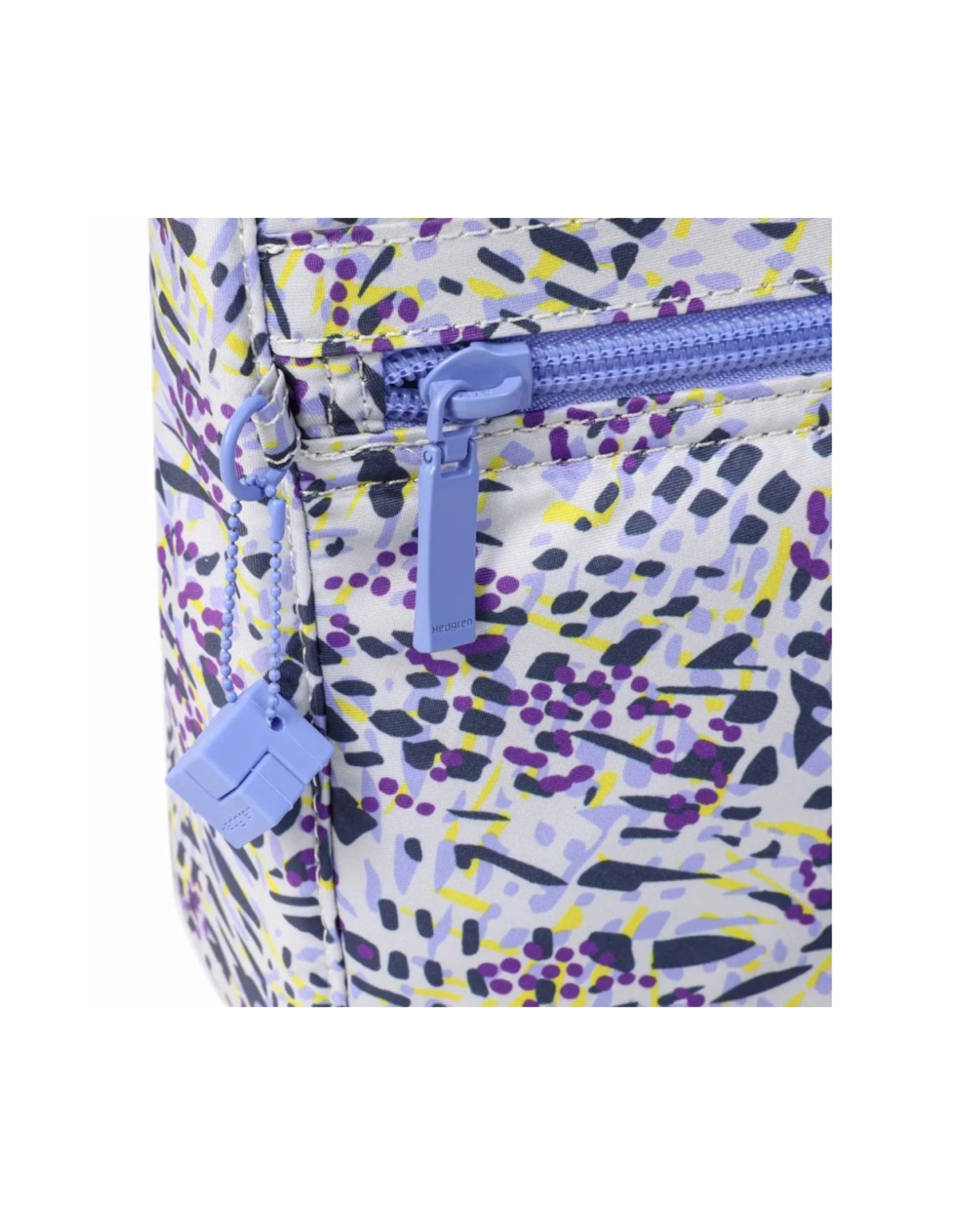 7 Hedgren Harpers Womens Small Crossbody Bag with RFID Lightweight Jungle Print - Purple, 7 of 7