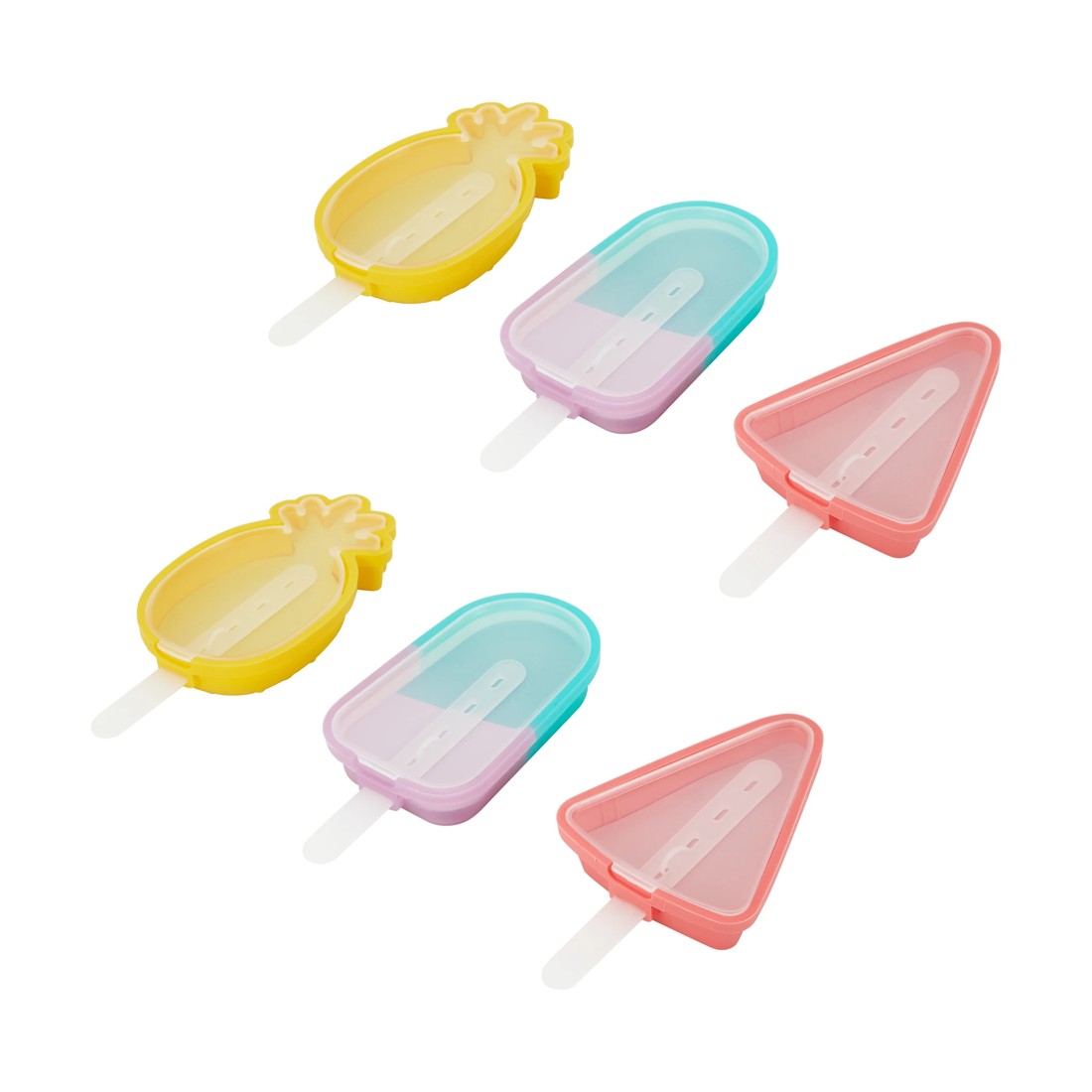 4 2 Pack Silicone Icy Pole Makers - Assorted, 4 of 6