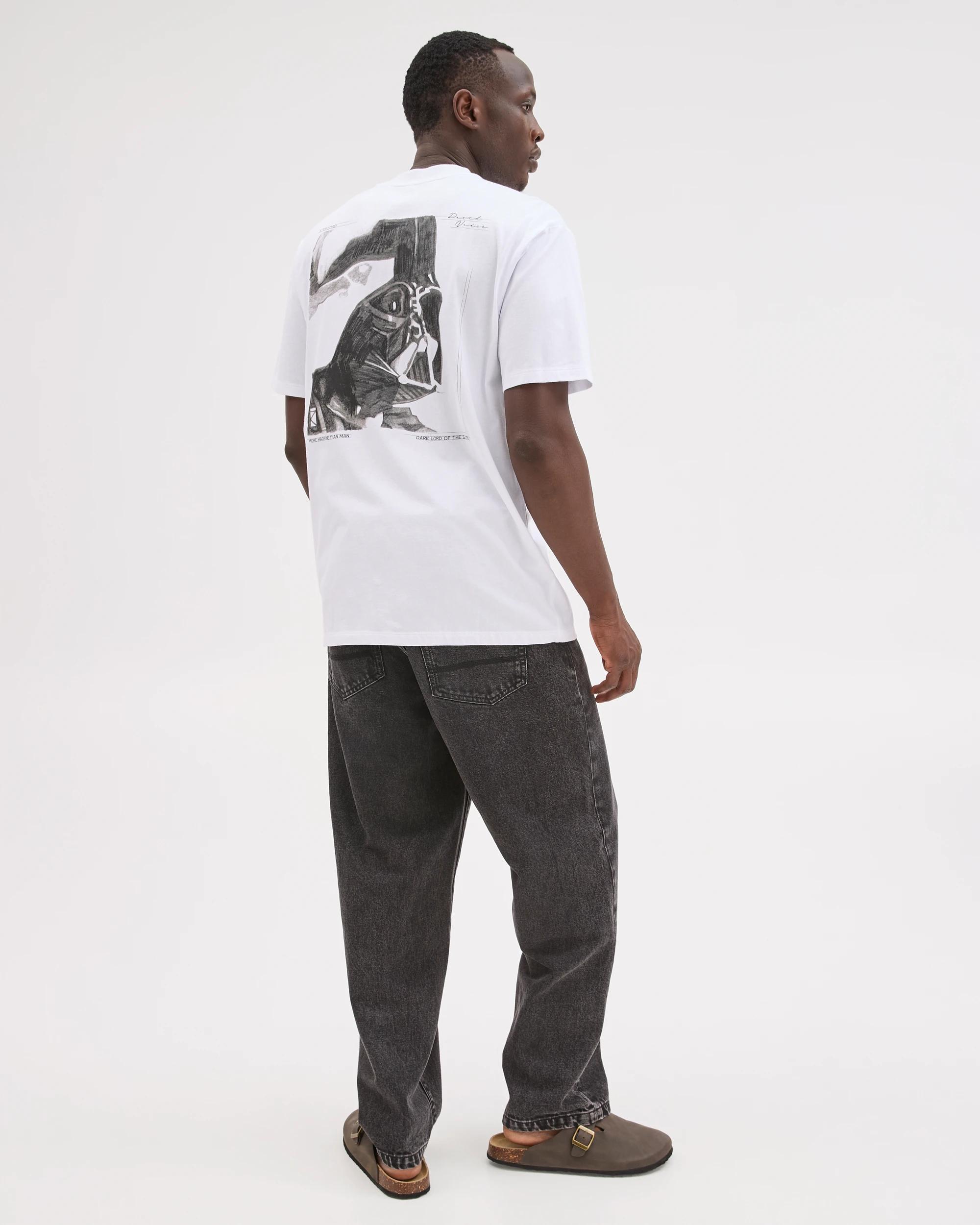 8 Disney Star Wars Australian Cotton Sketch T-Shirt VINTAGE WHITE, 8 of 8