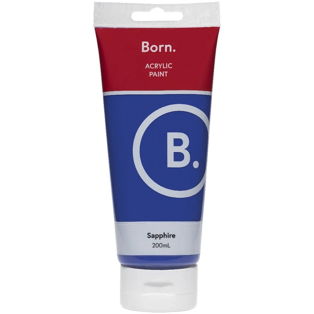 2 Born Acrylic Paint 200mL Sapphire, 2 of 3