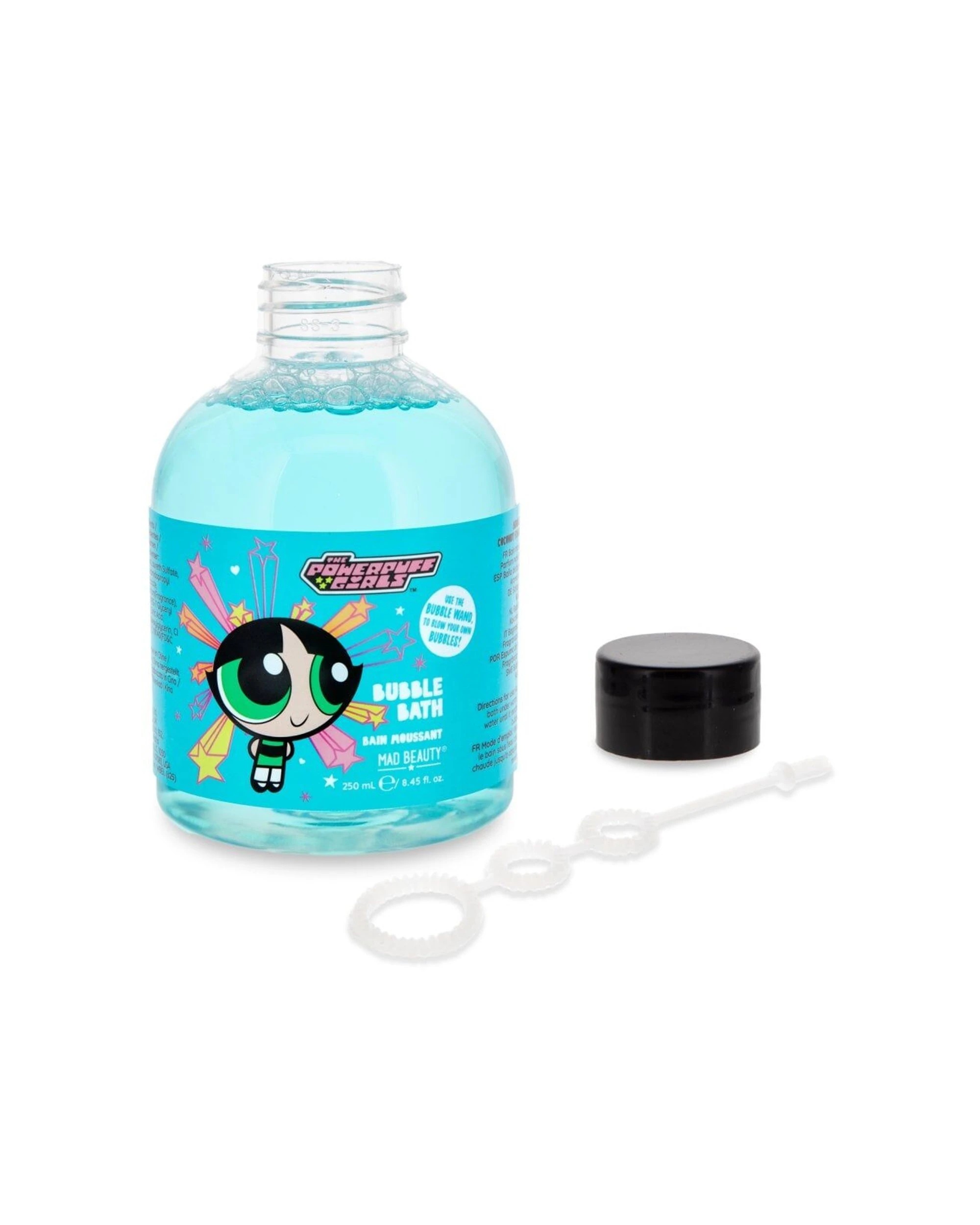 3 Warner Bros 6PK Powerpuff Girls Super Cute Bubble Bath Buttercup 250ml Coconut - Blue, 3 of 3