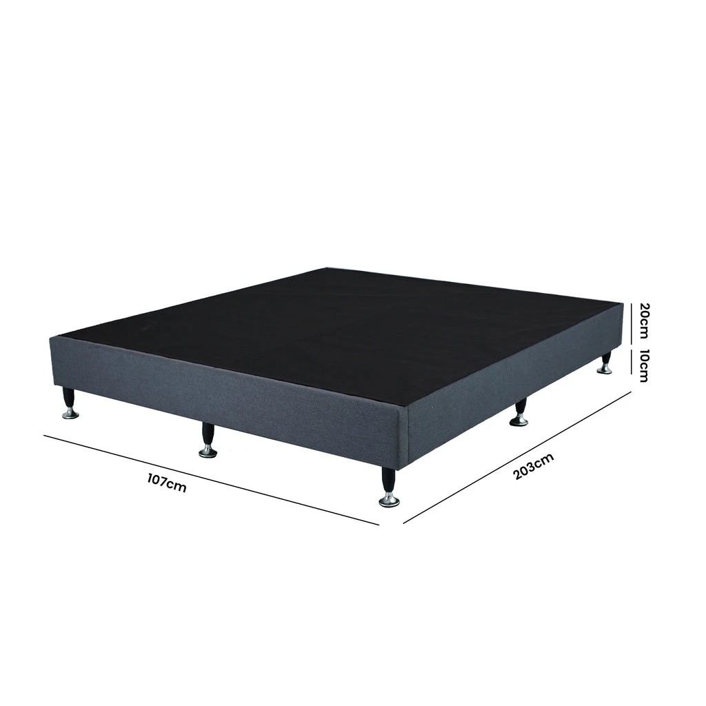 7 Zzz Atelier King Single Ensemble Bed Base with Solid Slat Support - Beige, 7 of 7