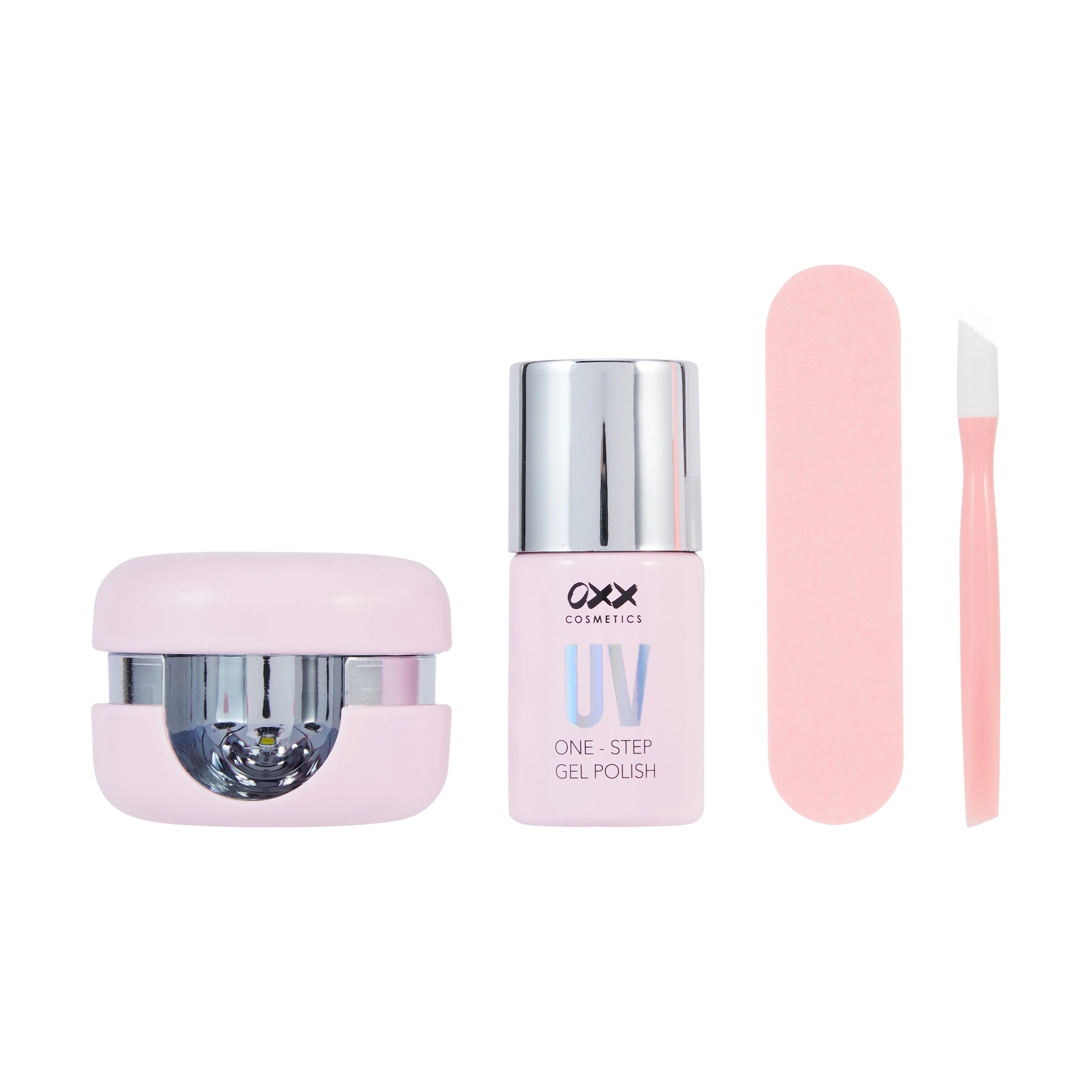 2 OXX Cosmetics UV Gel One-Step Gel Polish Kit - Pink, 2 of 8