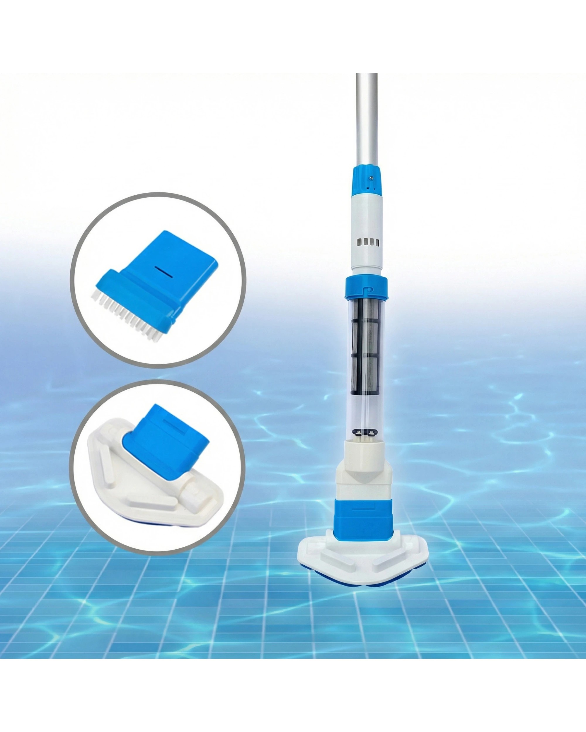 5 Aquajack 127 Portable Rechargeable Spa and Pool Vacuum Cleaner - Blue, 5 of 9