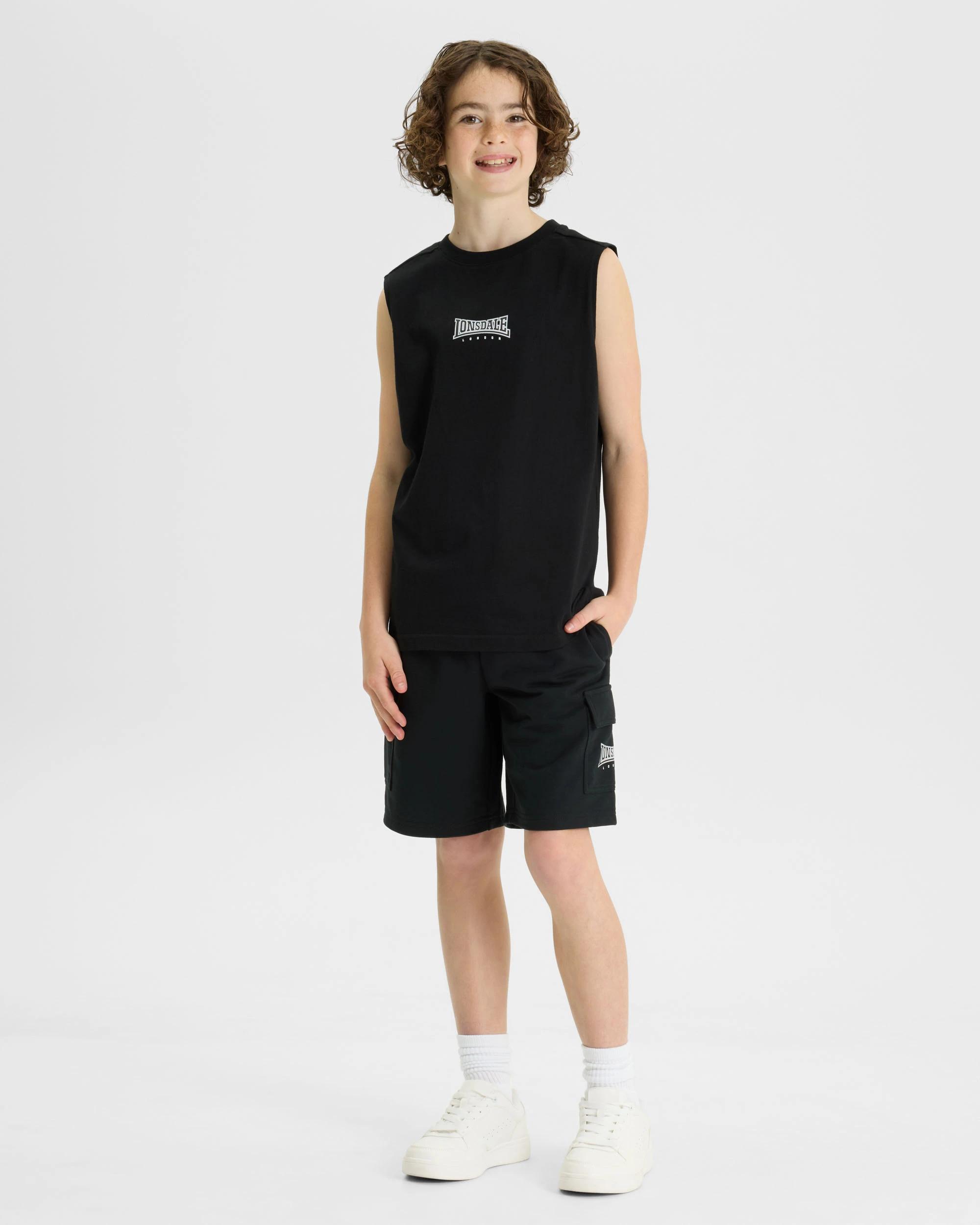 Lonsdale London Sleeveless Muscle Tank Top - Kmart