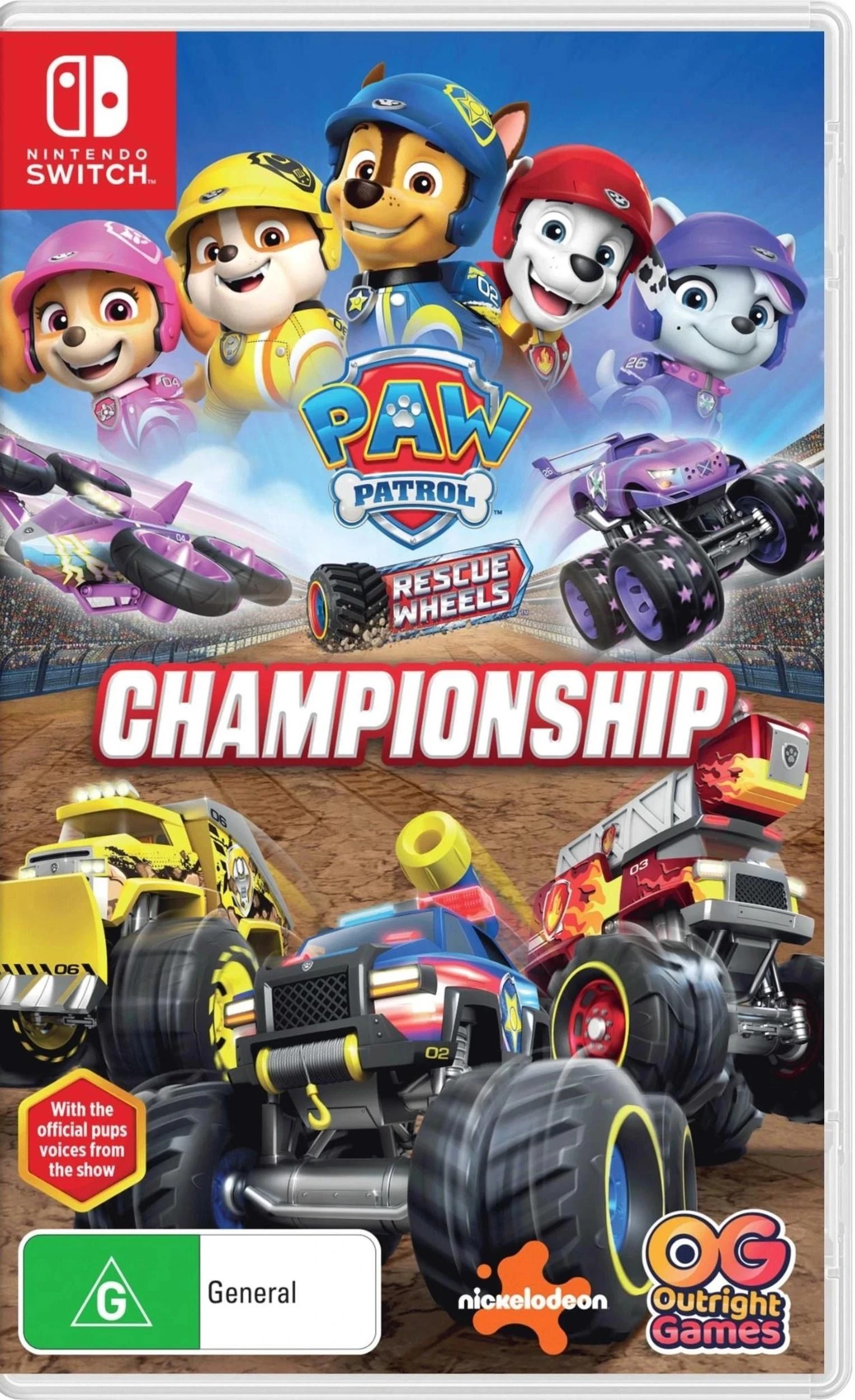 1 Paw Patrol Rescue Wheels Championship - Nintendo Switch - Multi, 1 of 3