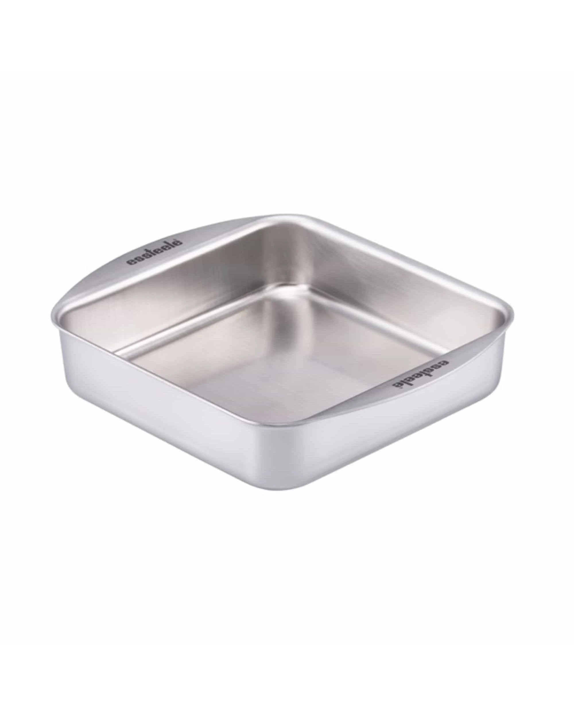 1 Essteele Clad Ovenware Stainless Steel Square Roasting Pan 20.5cm x 20.5cm x 5cm - Silver, 1 of 1