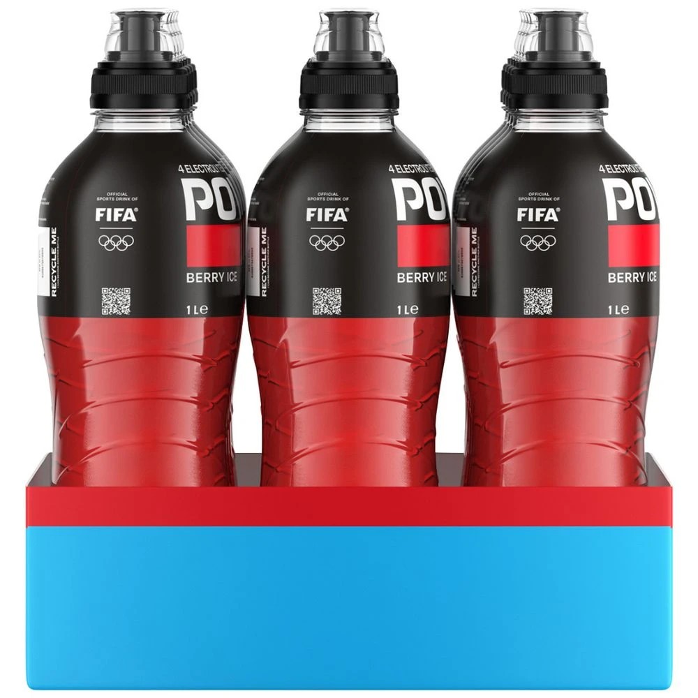 3 Powerade Berry Ice 1L 12 Pack, 3 of 5