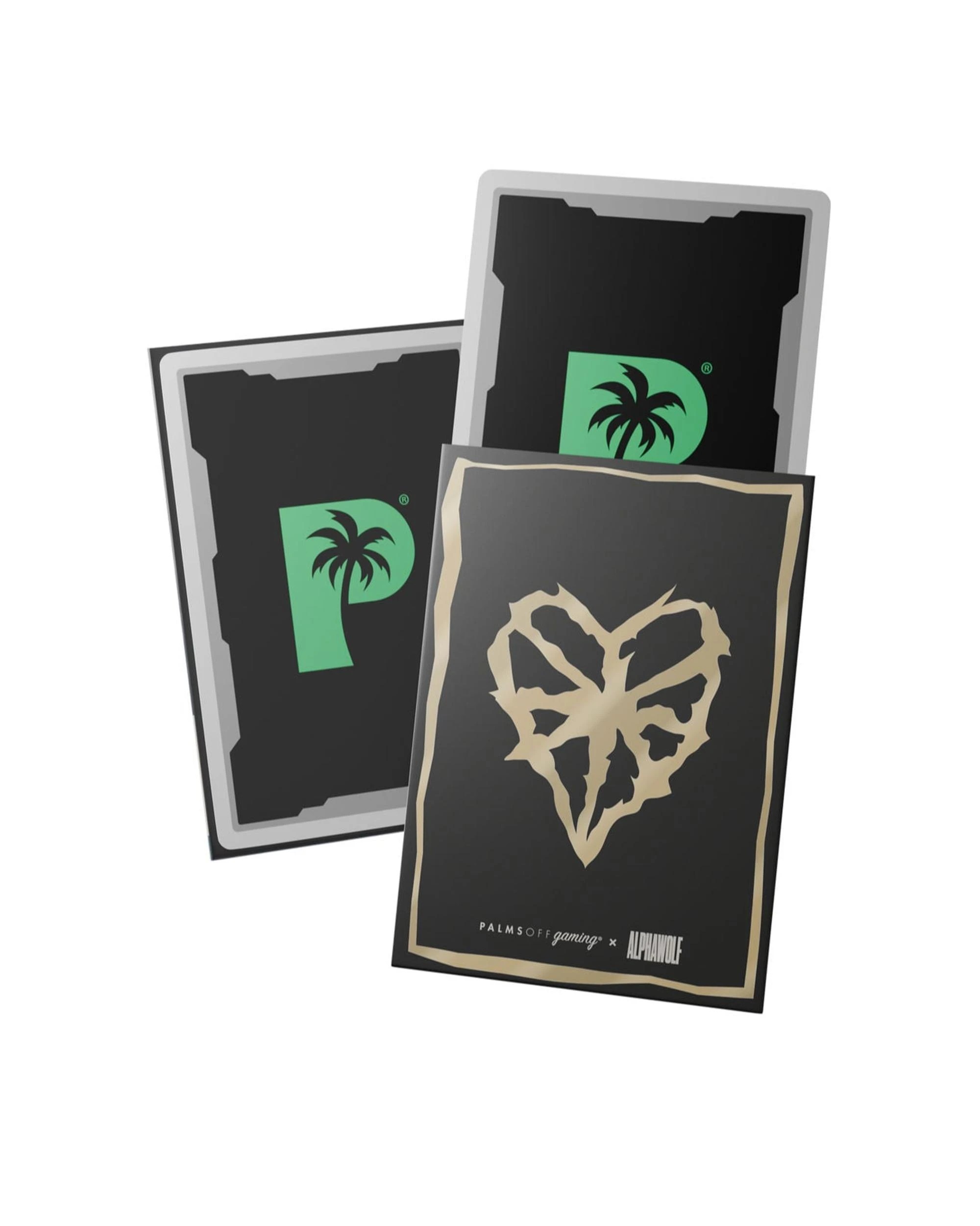 2 POG X Alpha Wolf Limited Edition Art Sleeves Standard Size - 100pc - Black, 2 of 2