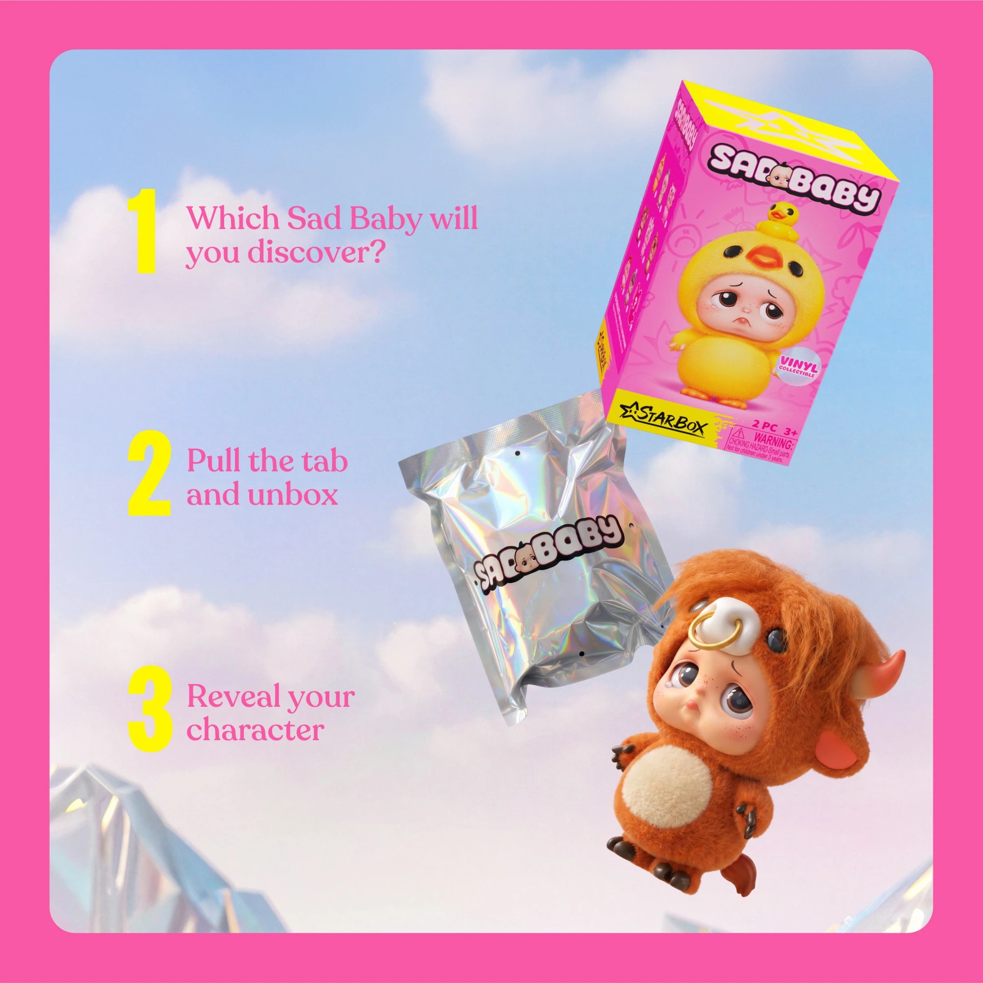 8 Starbox Sad Baby Animals by Starbox - Assorted, 8 of 9