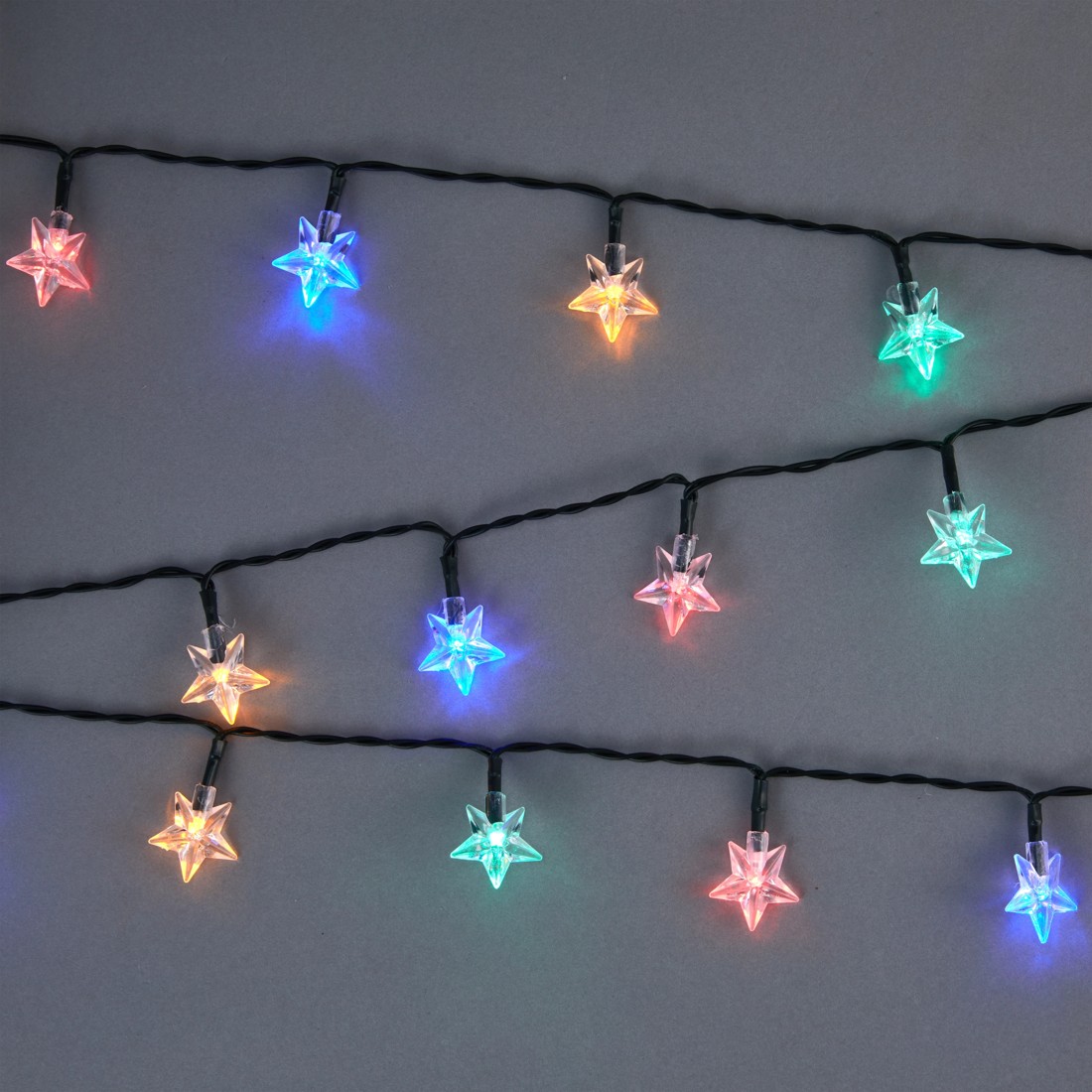1 Solar Powered 150 LED Multi-Coloured Star String Lights, 1 of 7