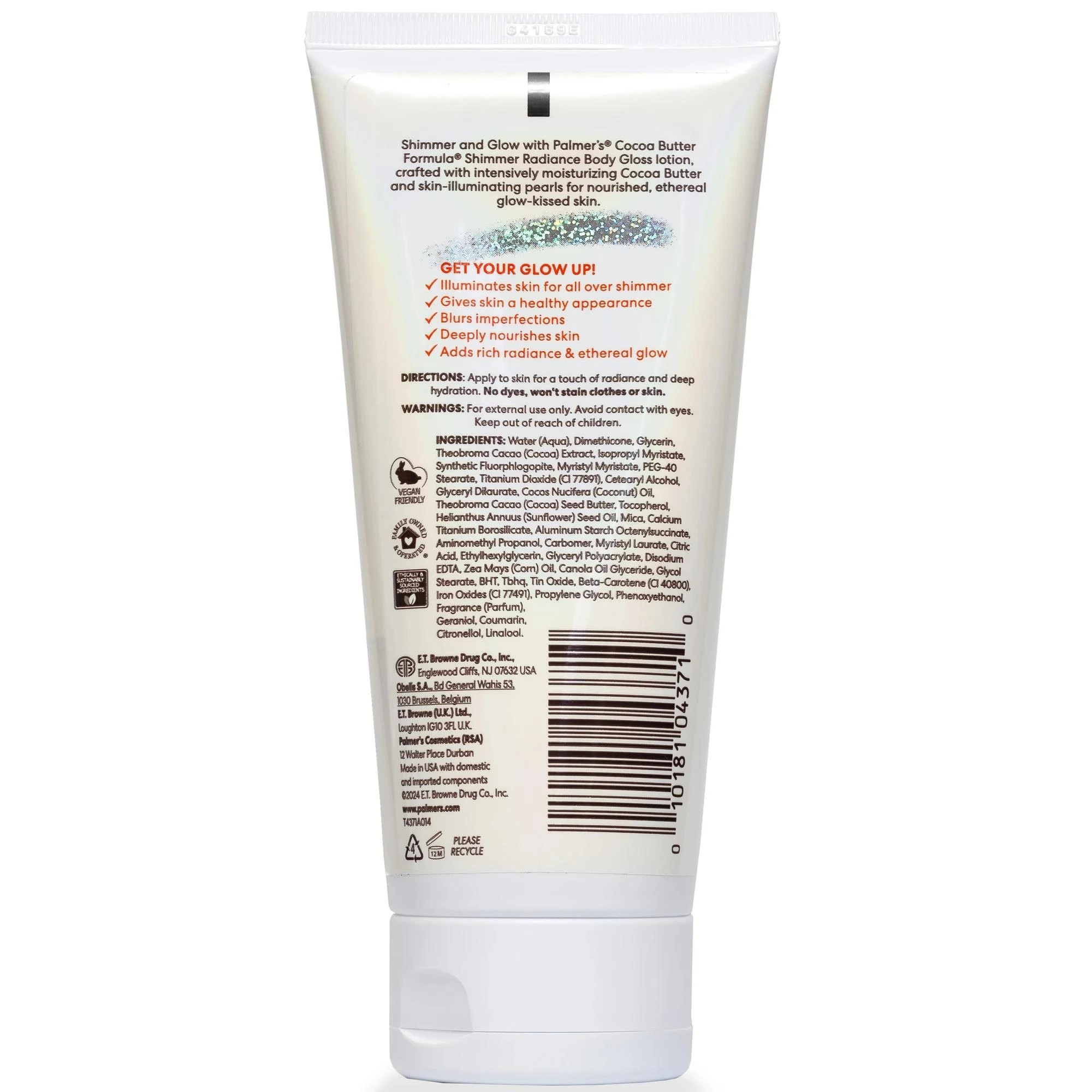 2 Palmer's Cocoa Butter Shimmer Radiance Body Gloss 155ml - Vitamin E - White, 2 of 5