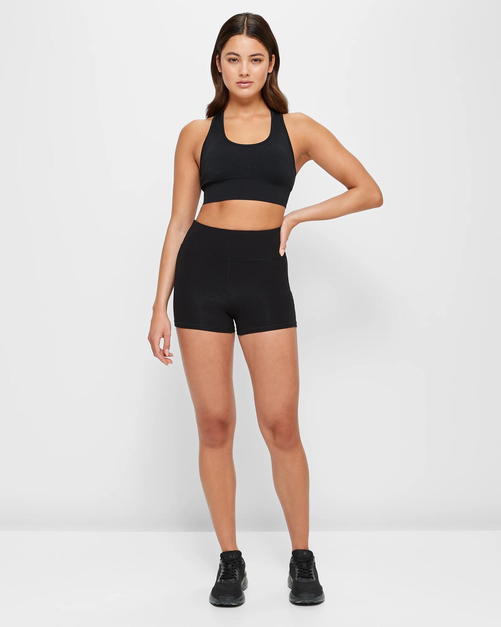 2 Target Active Short Length Bike Shorts BLACK, 2 of 5