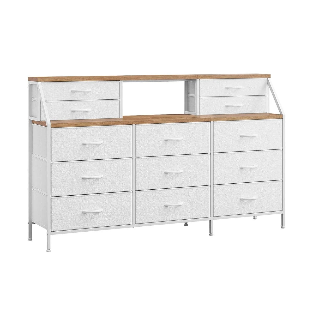 1 LUXSUITE Wide 13 Chest of Drawers Tall Dresser Tallboy, 1 of 7