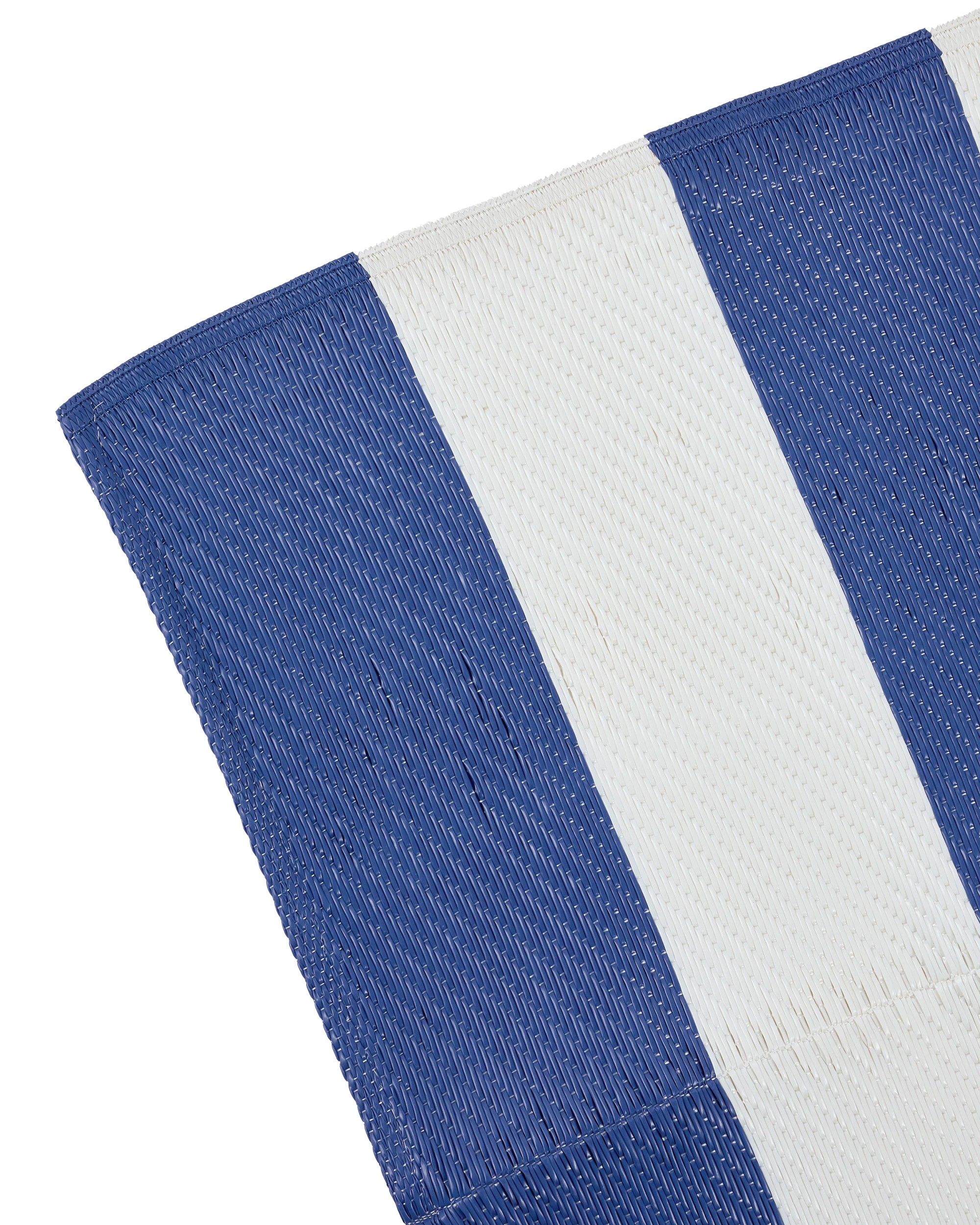 6 Woven Floor Mat - Blue Stripe, 6 of 8