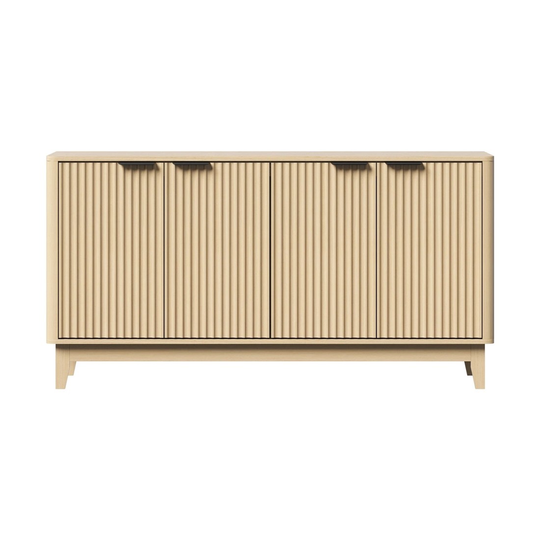 7 Oikiture Buffet Sideboard Cabinet 4 Doors
 - Natural, 7 of 10