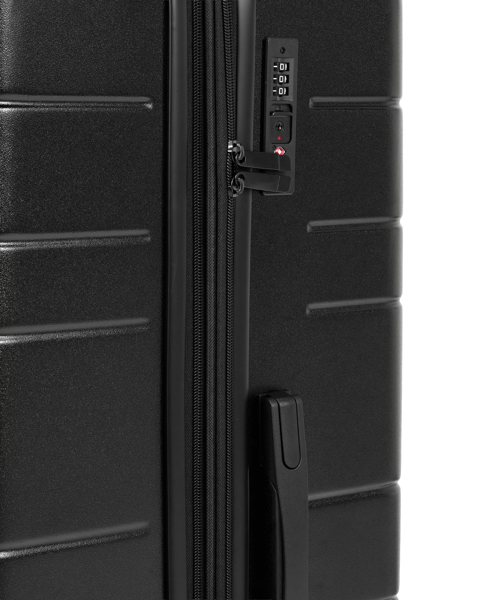 6 79cm Extra Large Hard Case Luggage - Black, 6 of 8
