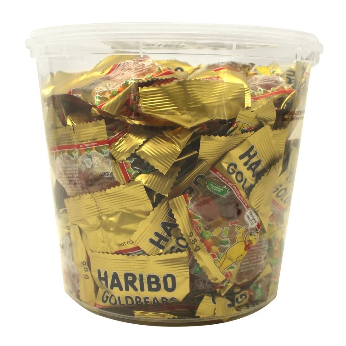 2 100 Piece Haribo Goldbears Mini Bags Bucket 980g, 2 of 2