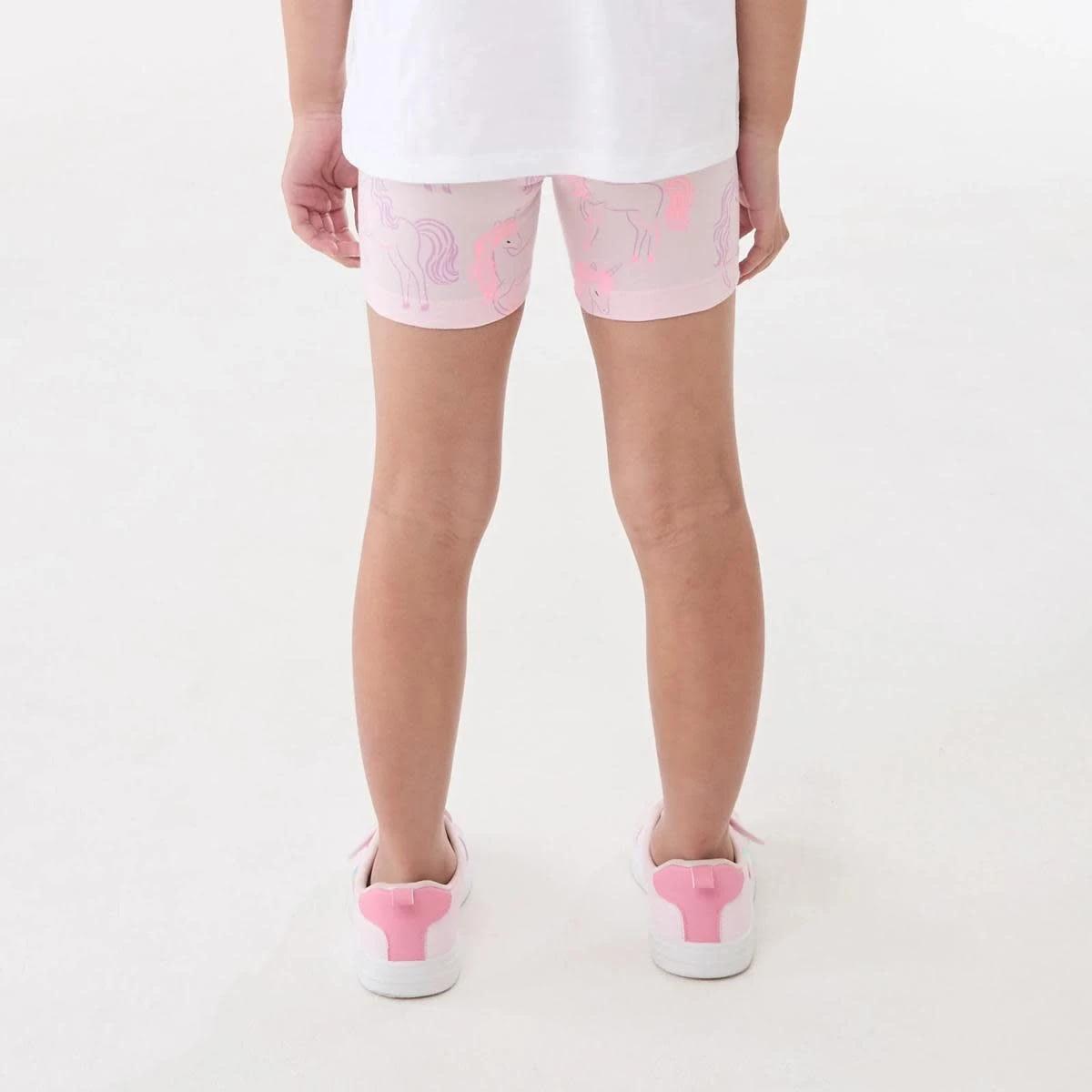 2 Printed Bike Shorts UNICORN REVERIE  PINK, 2 of 6