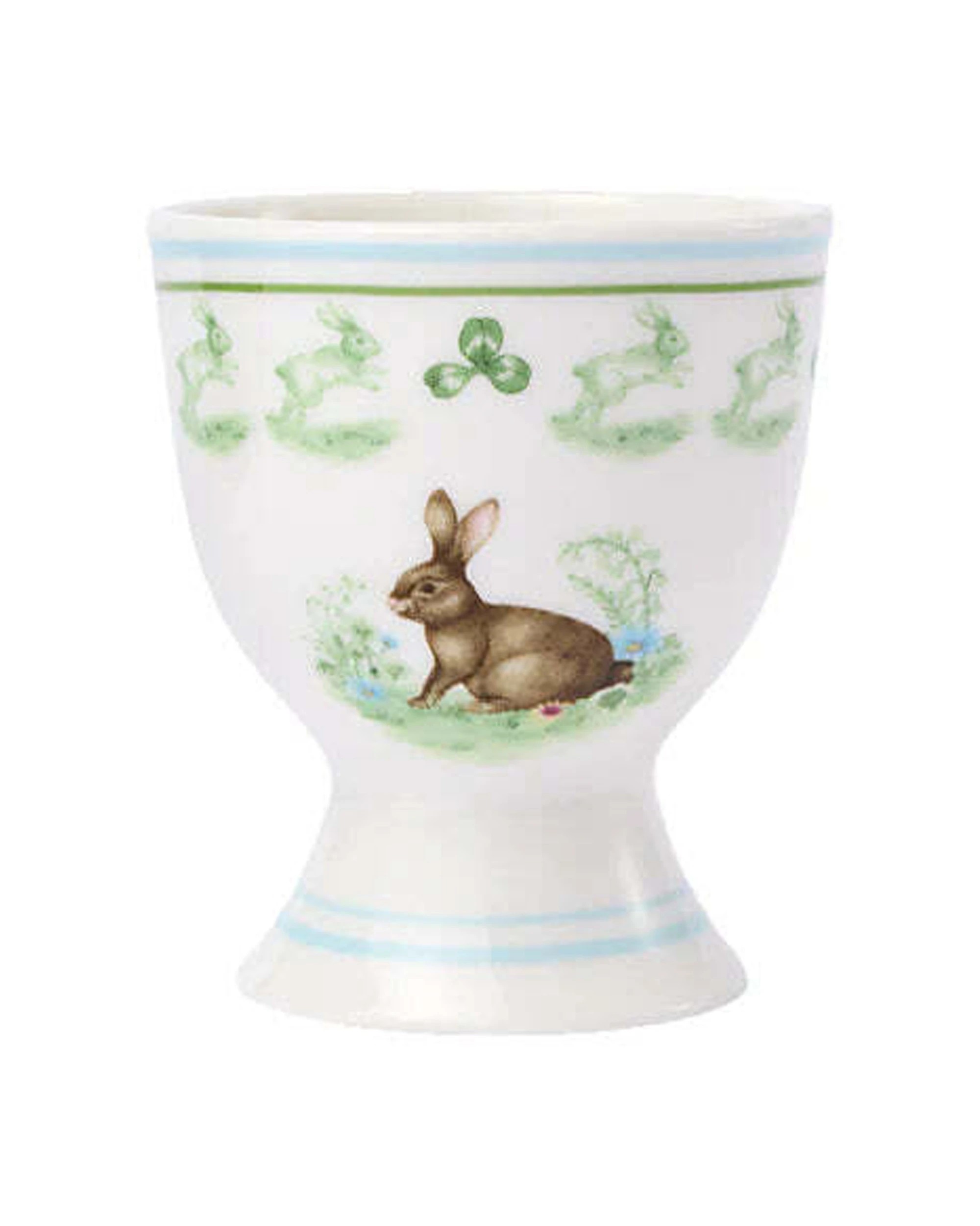 1 Maxwell & Williams Clover & Cottontail Little Bunny Land Porcelain Egg Cup - Multi, 1 of 1