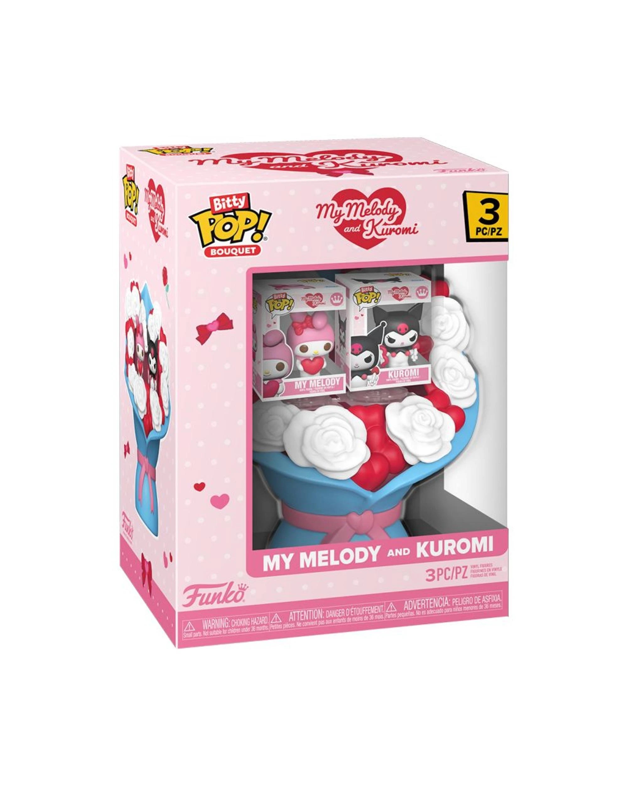 3 Sanrio My Melody and Kuromi Valentines Bitty POP! Bouquet Funko POP! Vinyl, 3 of 7