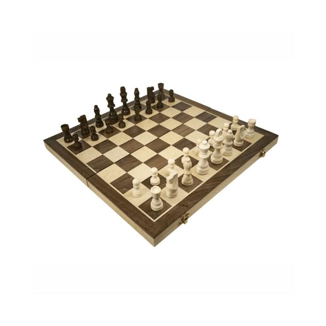 5 Lets Play Distribution LPG Family Classics Wooden Chess, Checkers and Backgammon Board Game Set, 5 of 5