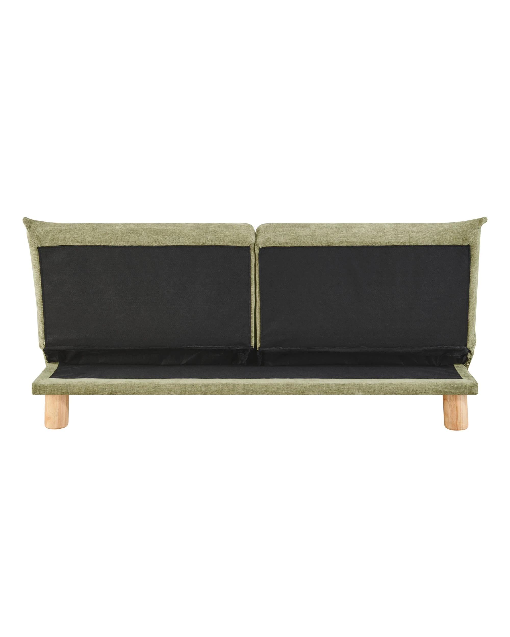 4 Kodu Sofa Bed 185cm Convertible Lounge Futon Moss Green - Green, 4 of 9