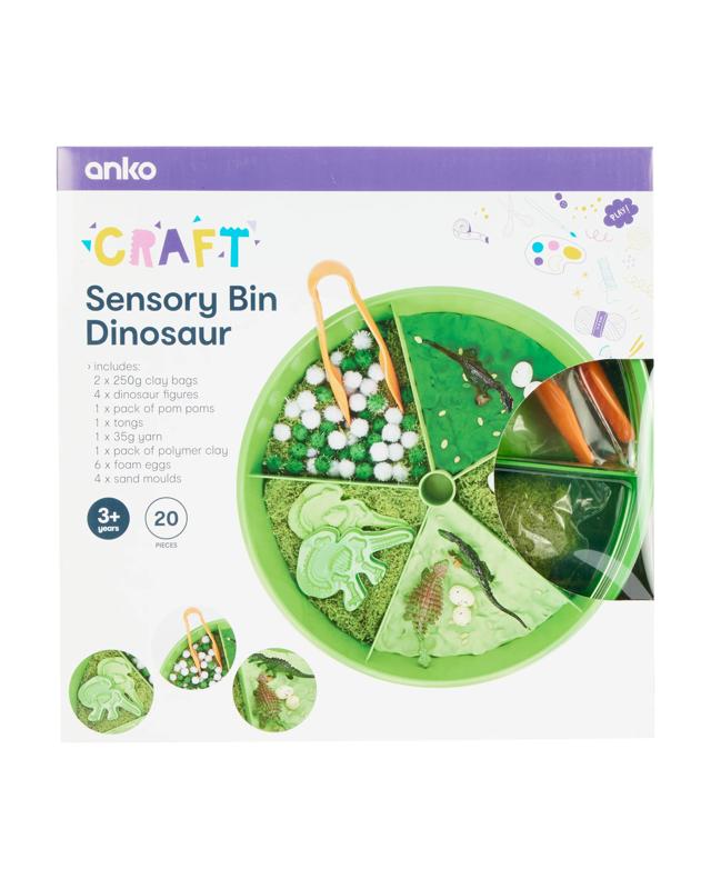 20 Piece Sensory Bin - Dino