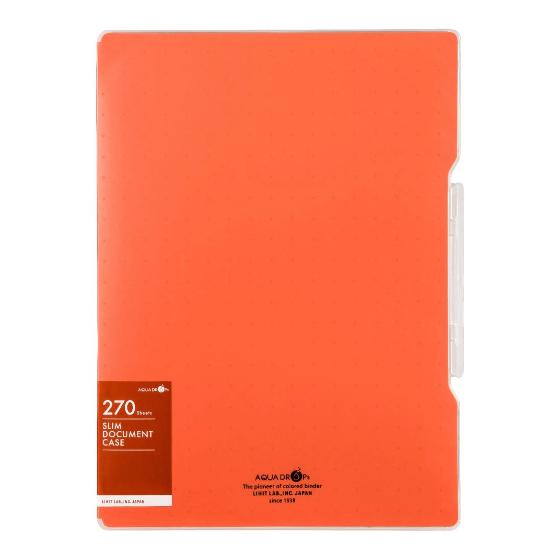 2 Aqua Drops Document Case Slim A4 Vivid Red, 2 of 3