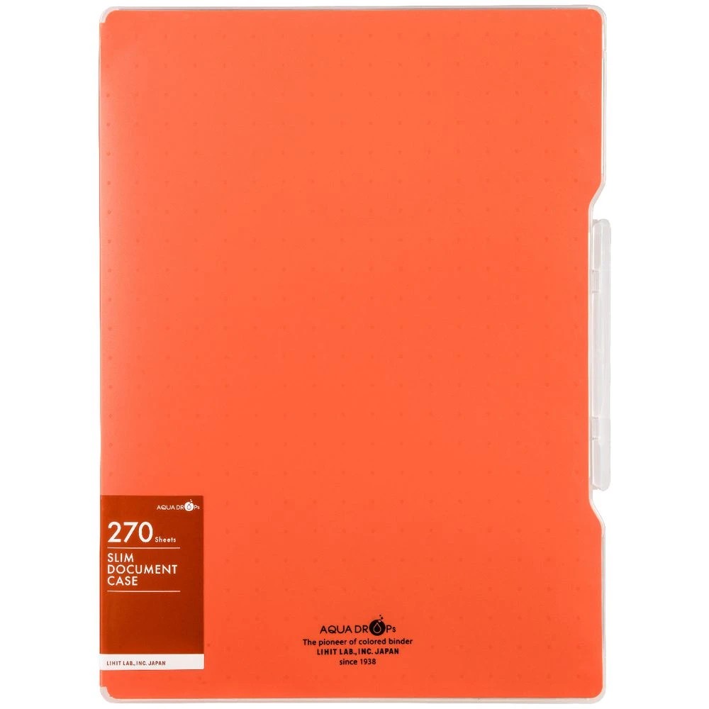 2 Aqua Drops Document Case Slim A4 Vivid Red, 2 of 3