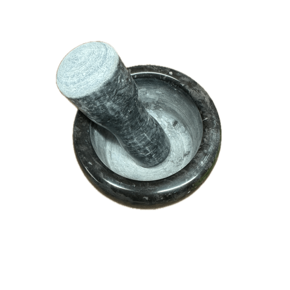 4 BR Home Stone Mortar & Pestle Herbs Spices Grinder in Dark Grey, 4 of 6