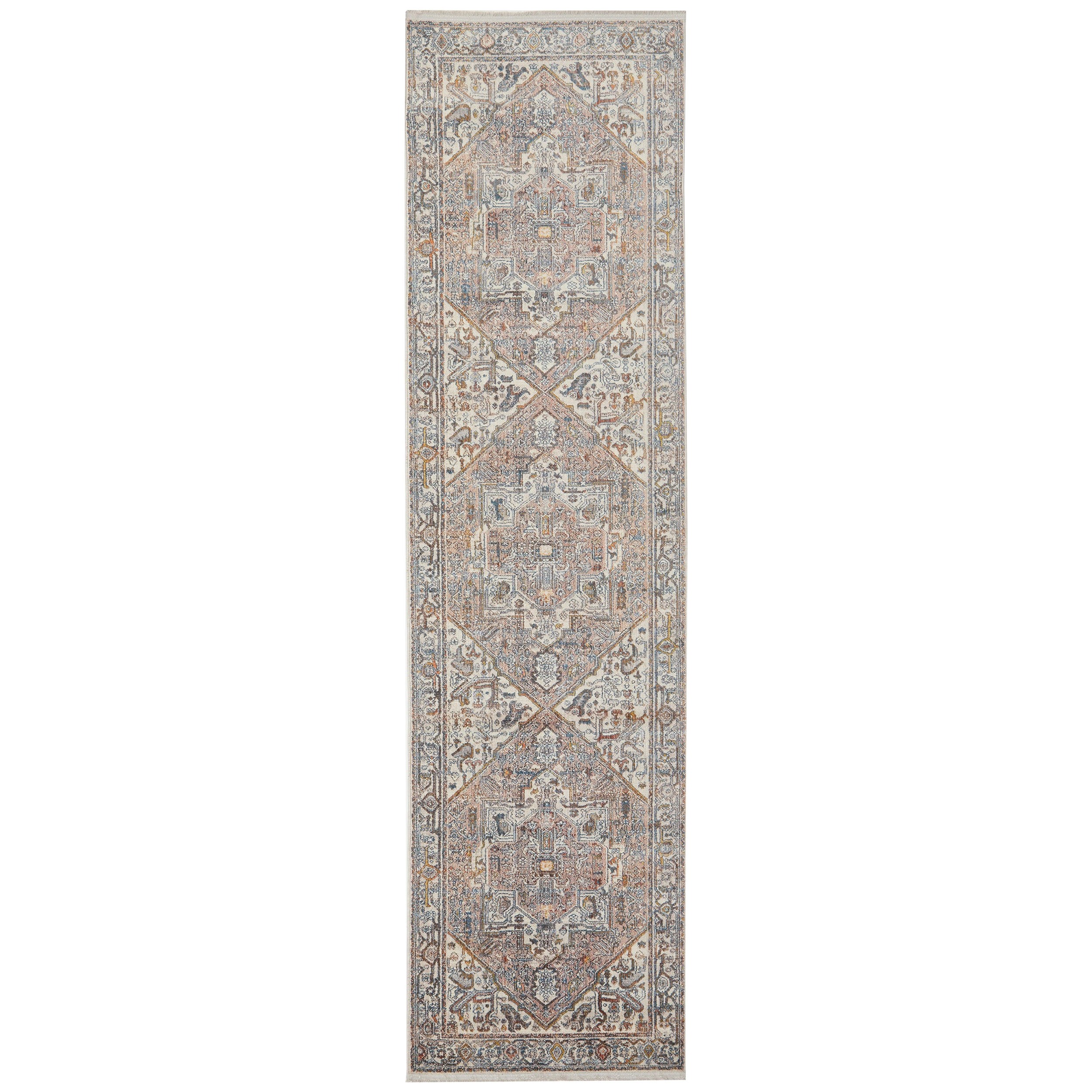 3 Common Ground Rugs Anatolia 300x80cm - Medium Runner Rug - Natural, 3 of 6
