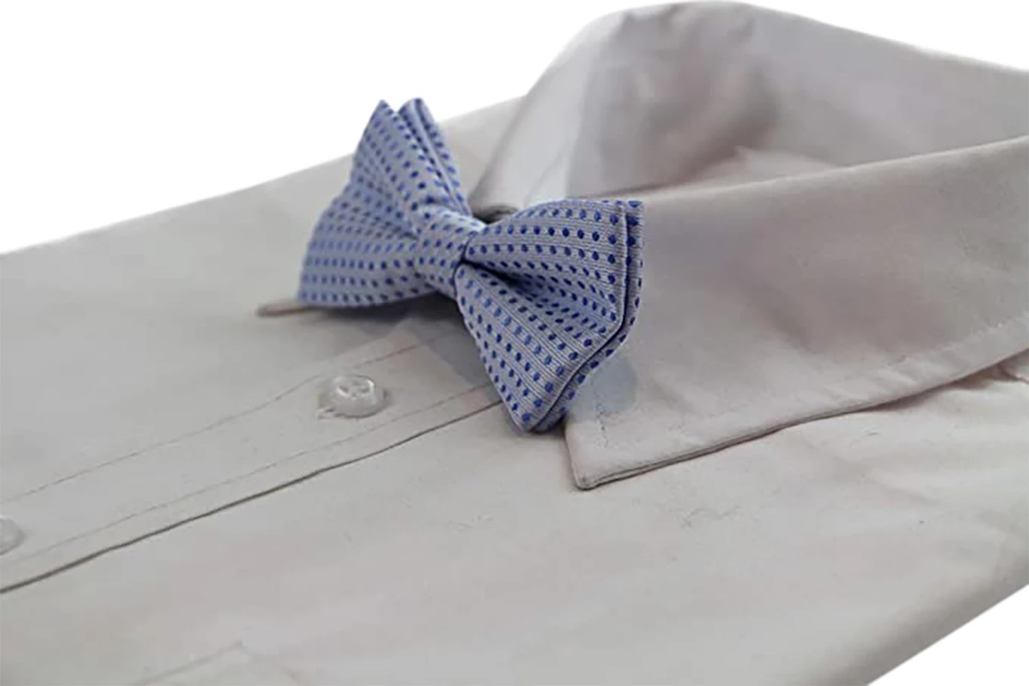 5 Zasel Boys Light Blue Polka Dot Pattern Bow Tie - Blue, 5 of 5