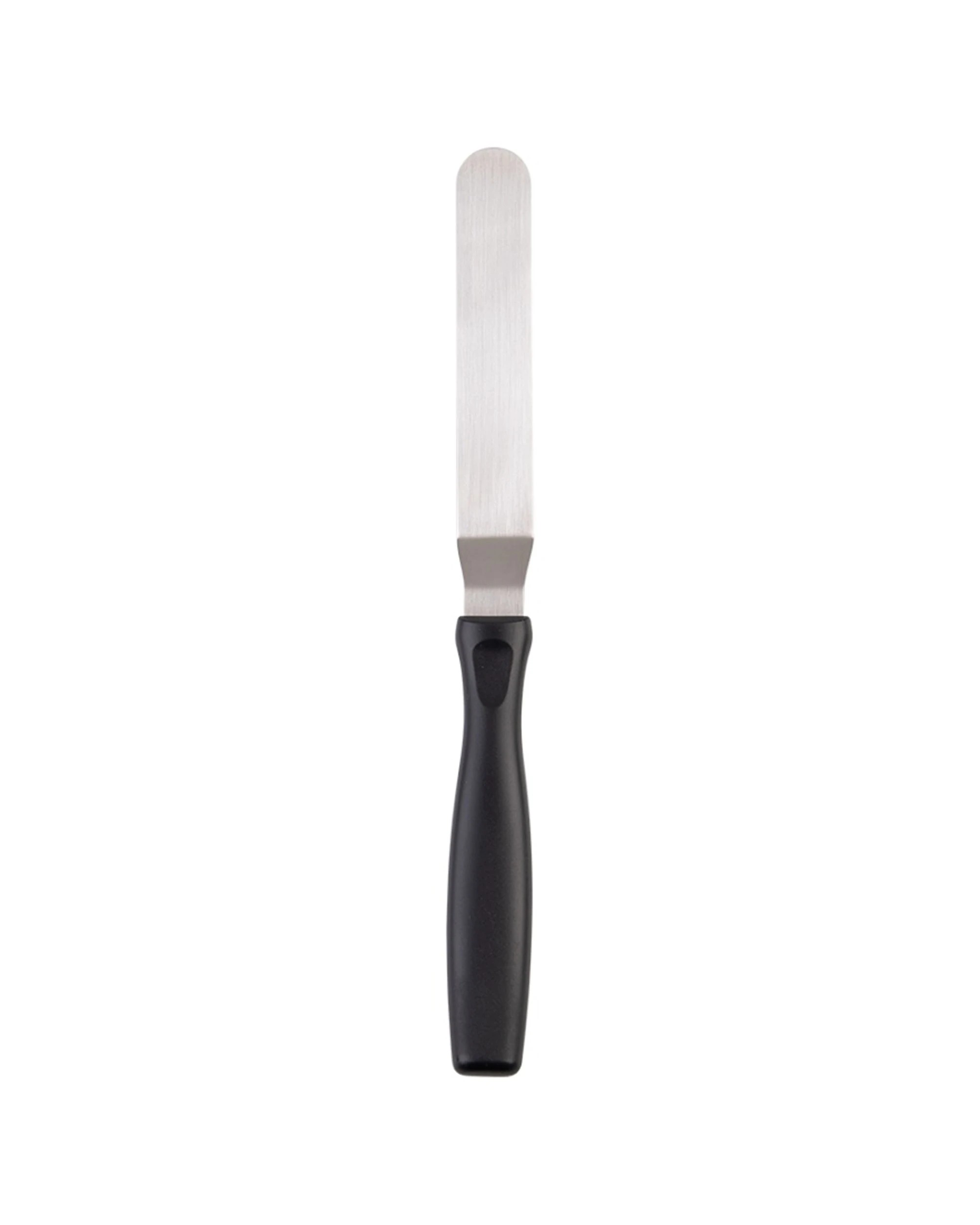 3 Appetito Stainless Steel Offset Icing Spatula With Ergonomic Handle 12cm - Black, 3 of 7