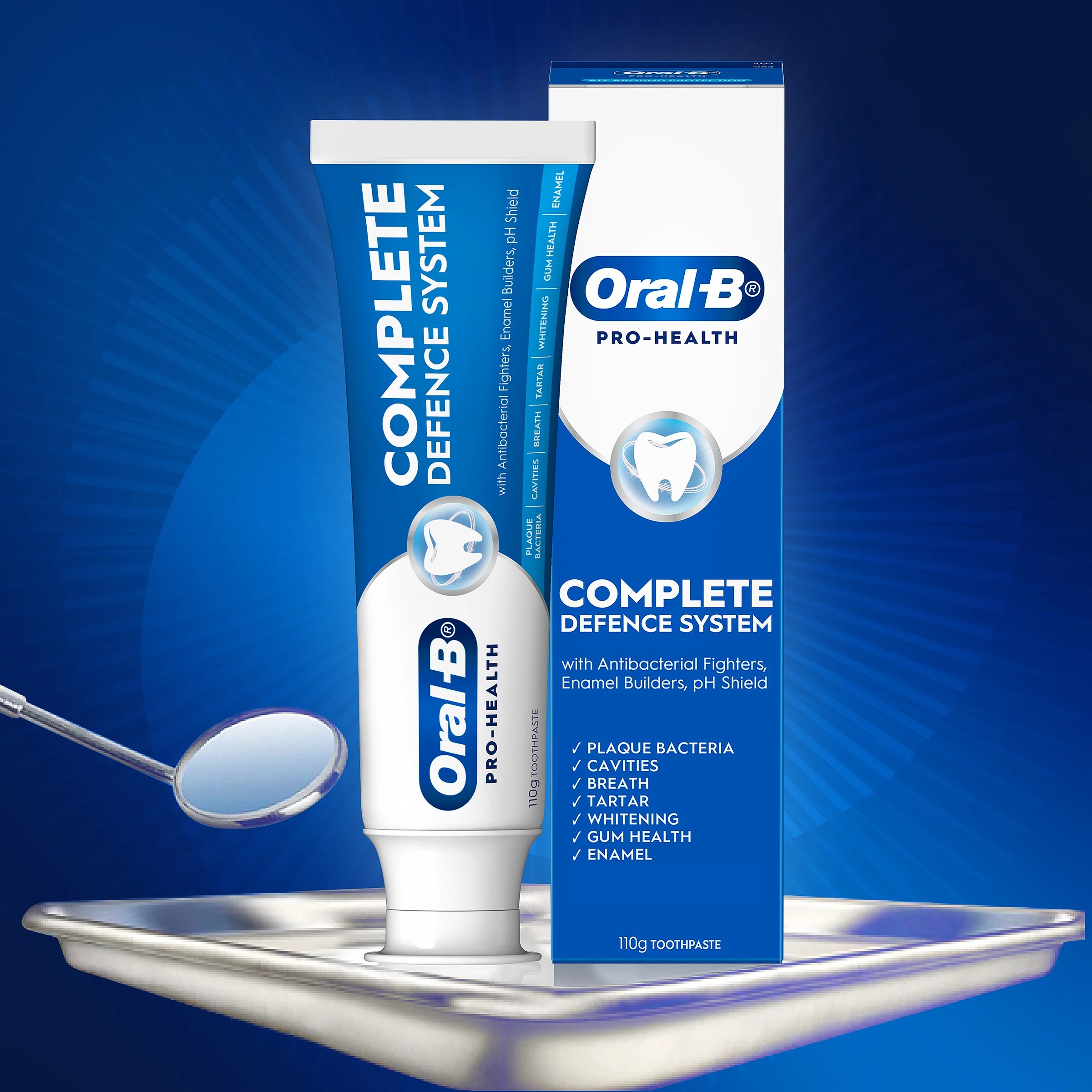 10 Oral-B Pro-Health Complete Defence System Deep Clean Toothpaste 110g, 10 of 10