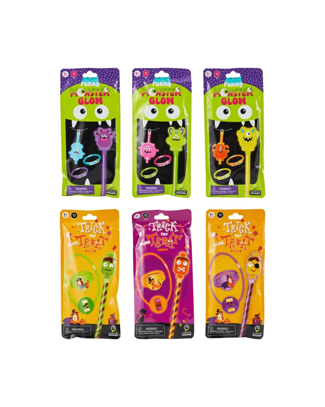 12 Piece Halloween Glow Pack - Asso