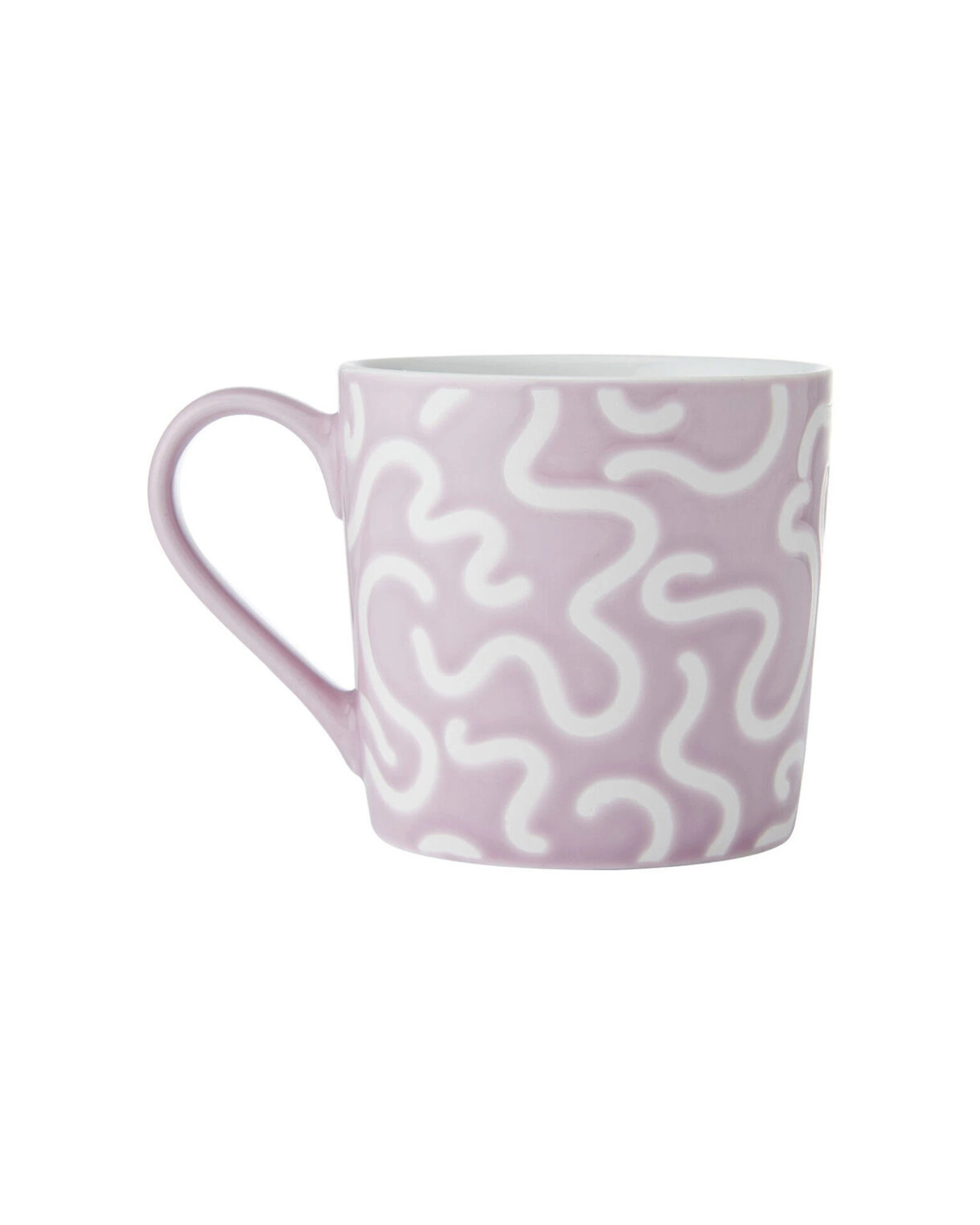 4 Mikasa 8PK Textured Swirl Coffee Mug Cup Stoneware 360ml - Purple, 4 of 8